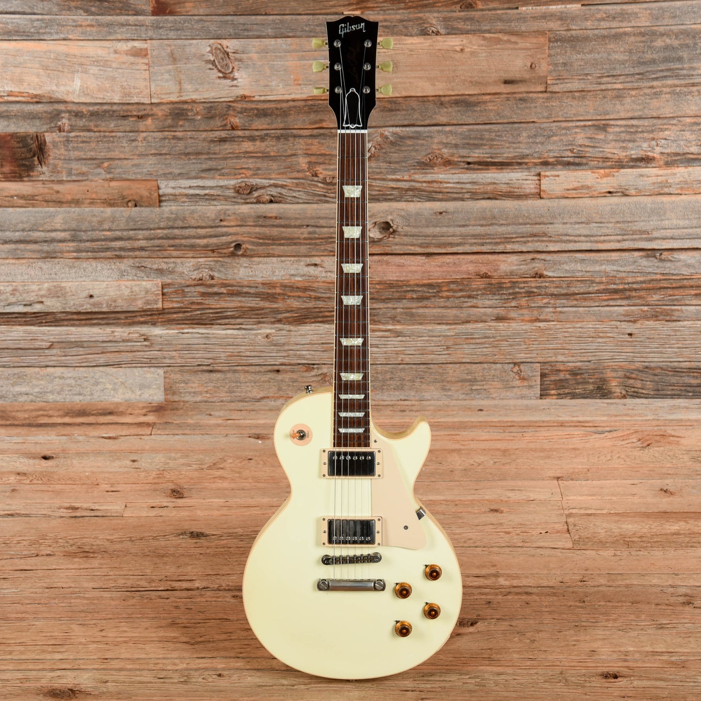 Gibson Custom Les Paul '57 Reissue Custom Ordered by Dave Amato White Electric Guitars