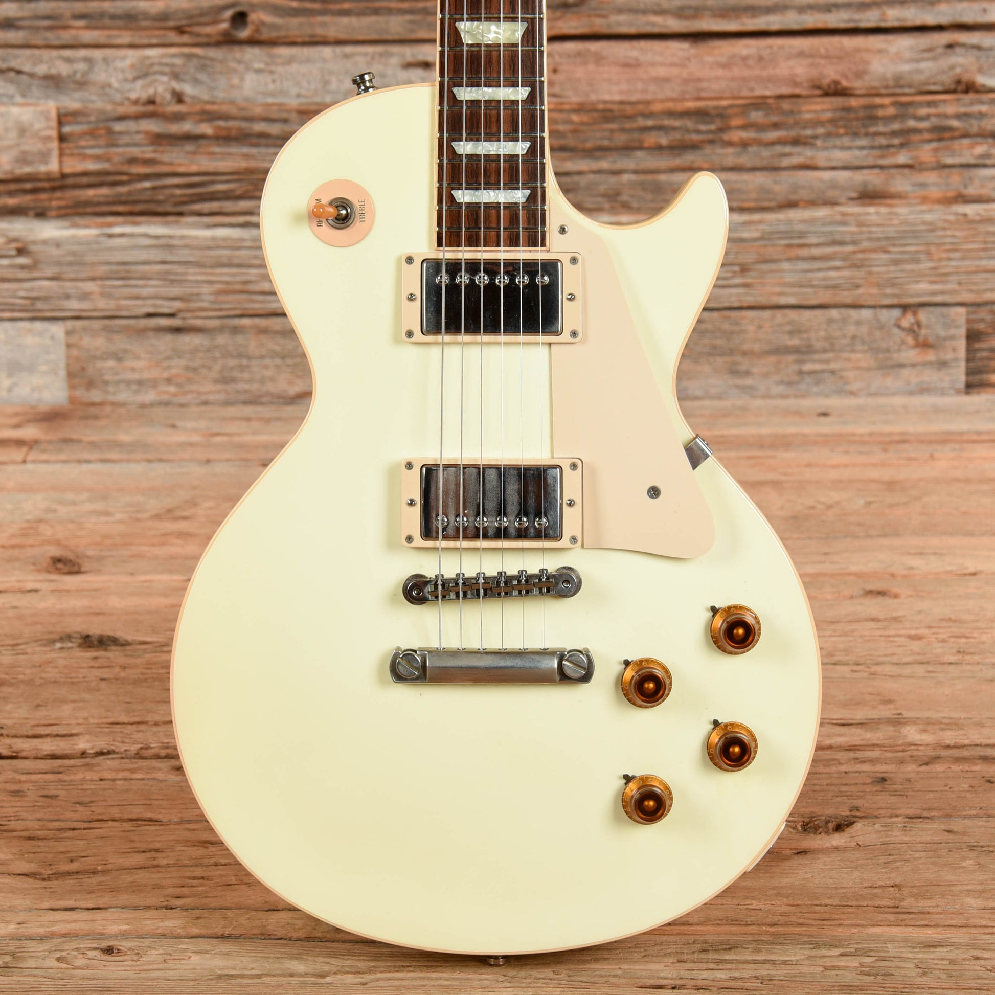 Gibson Custom Les Paul '57 Reissue Custom Ordered by Dave Amato White Electric Guitars