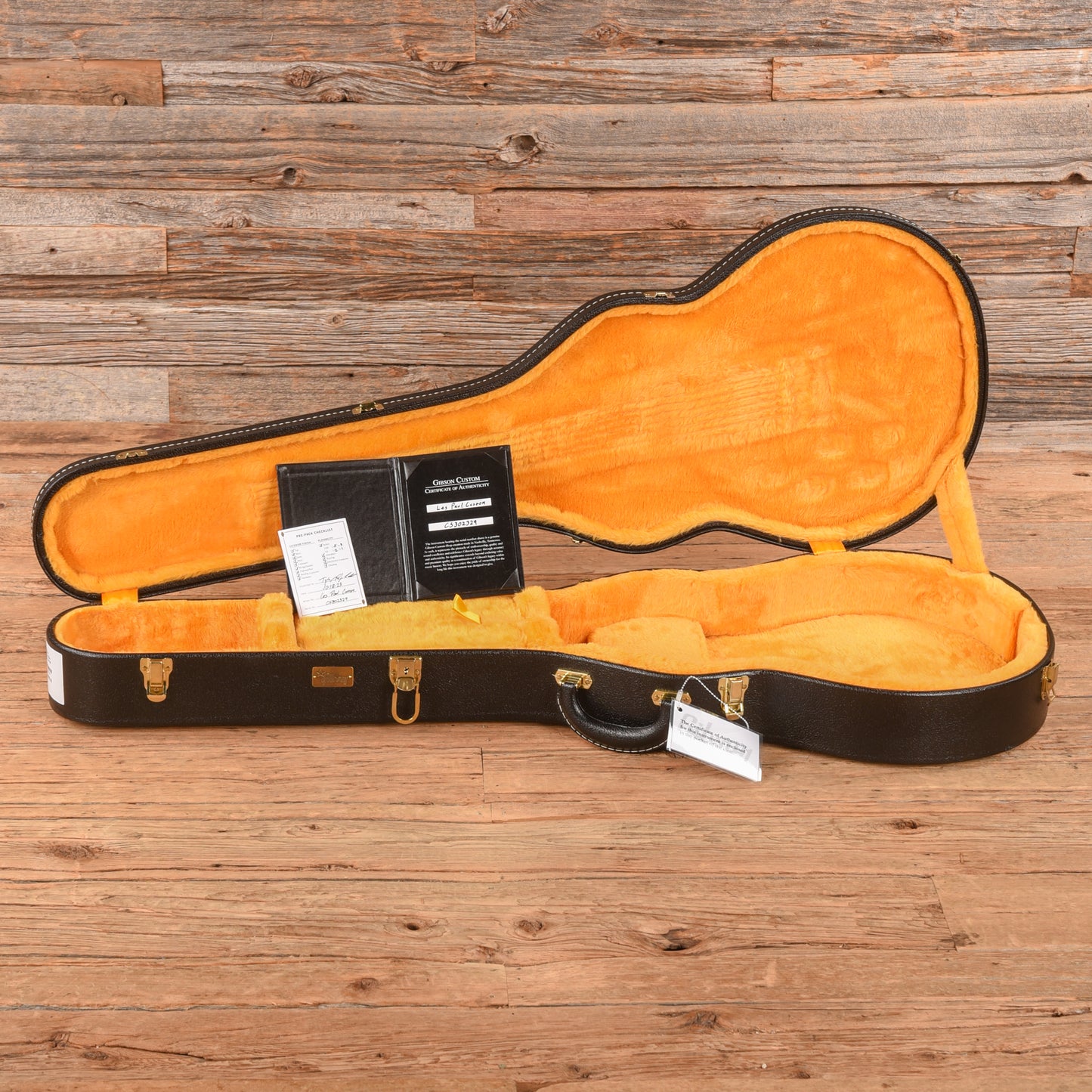 Gibson Custom Les Paul Custom Orange Widow Orange Widow Electric Guitars