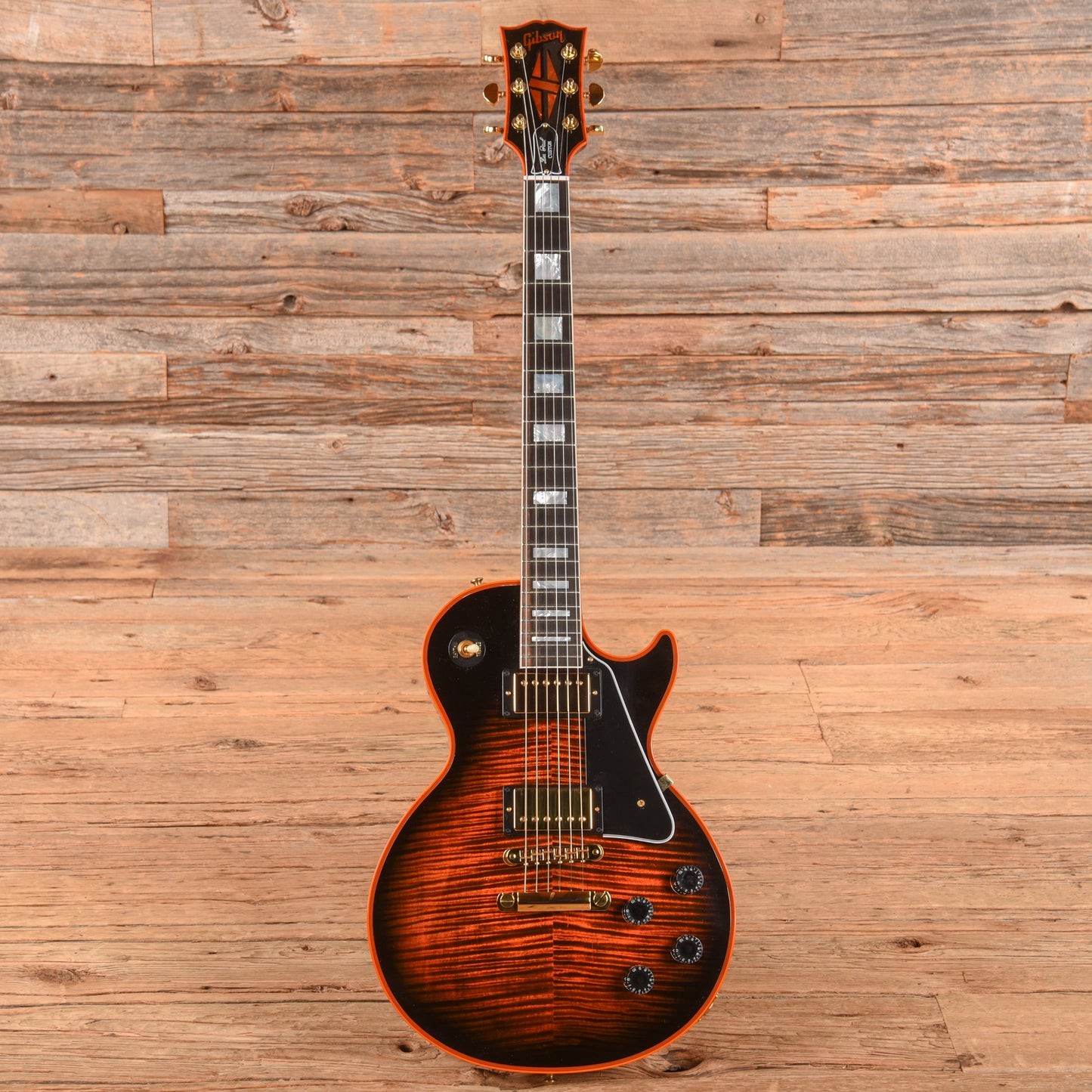 Gibson Custom Les Paul Custom Orange Widow Orange Widow Electric Guitars