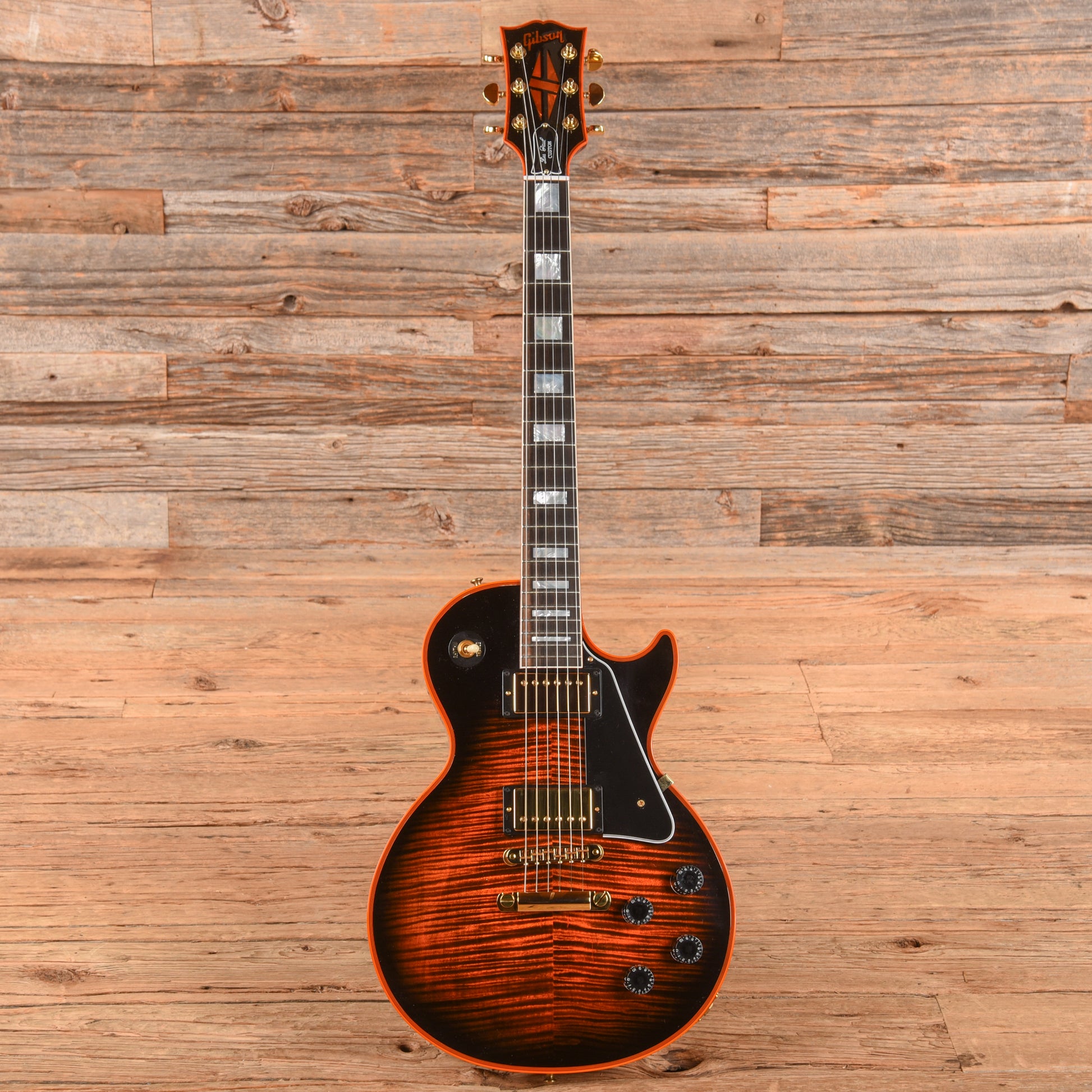 Gibson Custom Les Paul Custom Orange Widow Orange Widow Electric Guitars