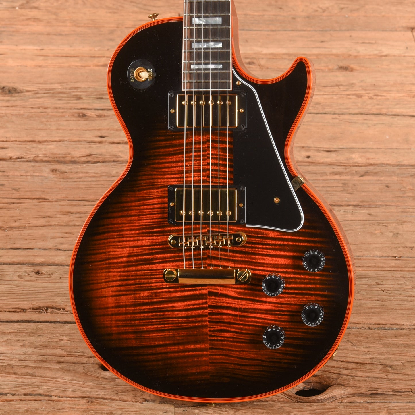 Gibson Custom Les Paul Custom Orange Widow Orange Widow Electric Guitars
