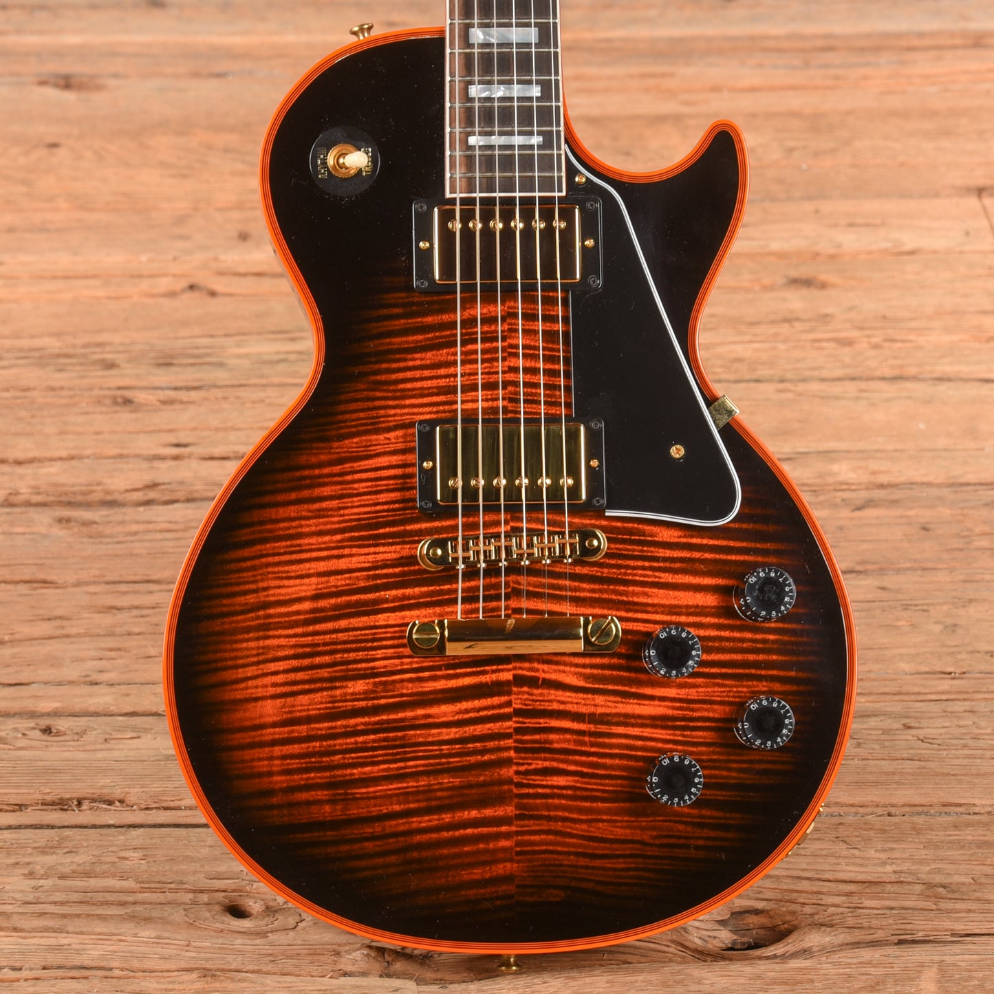 Gibson Custom Les Paul Custom Orange Widow Orange Widow Electric Guitars