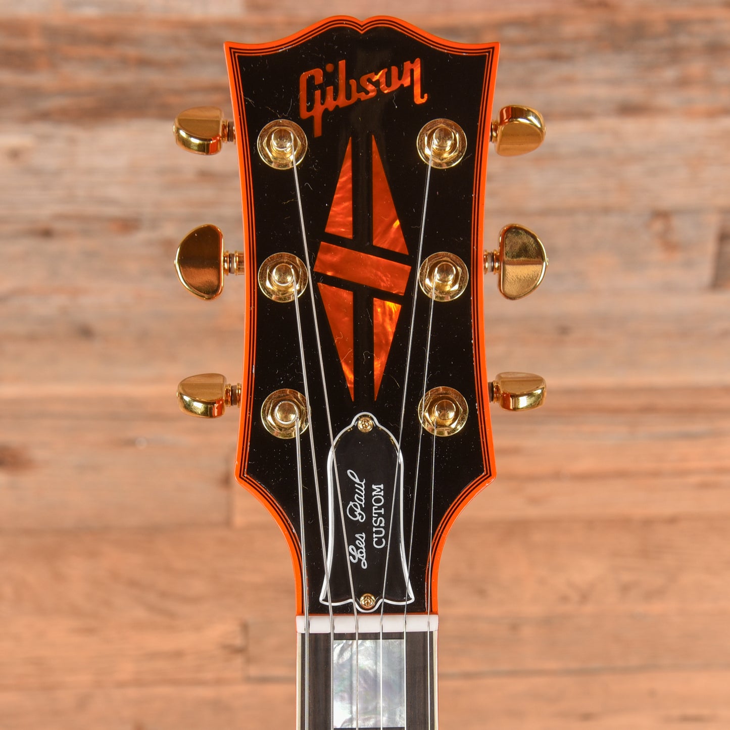 Gibson Custom Les Paul Custom Orange Widow Orange Widow Electric Guitars