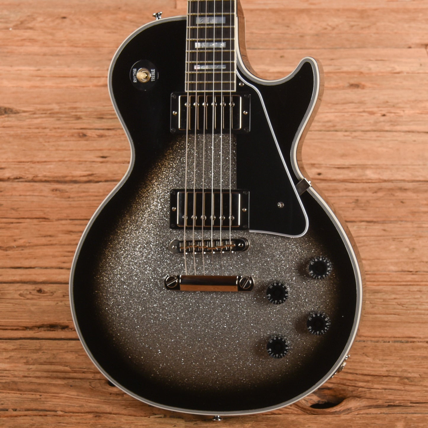 Gibson Custom Les Paul Custom Silverburst Electric Guitars