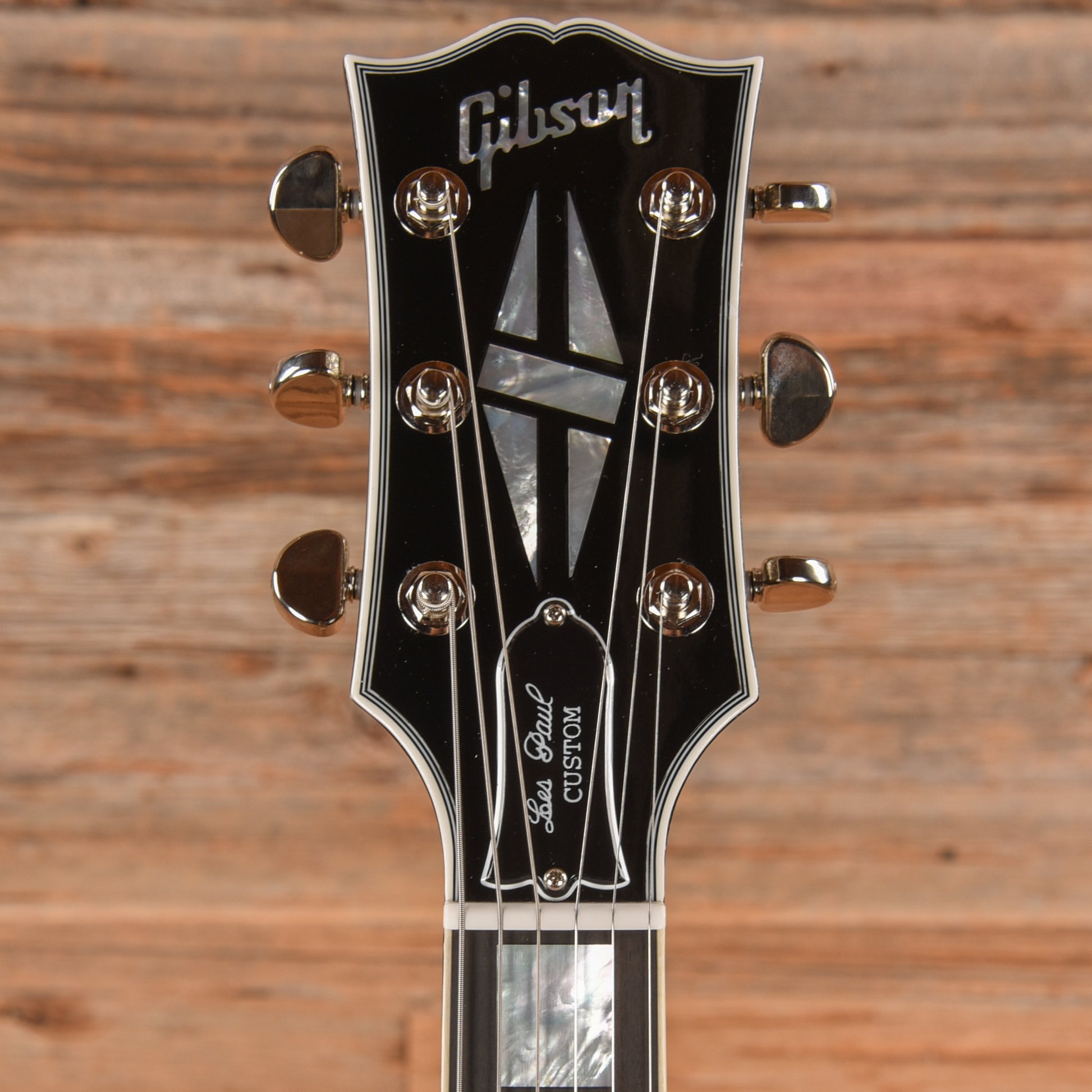 Gibson Custom Les Paul Custom Silverburst Electric Guitars