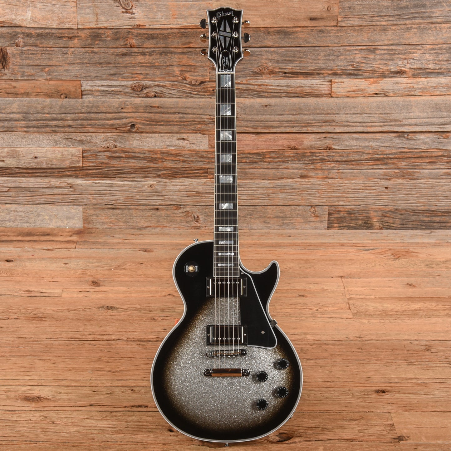 Gibson Custom Les Paul Custom Silverburst Electric Guitars