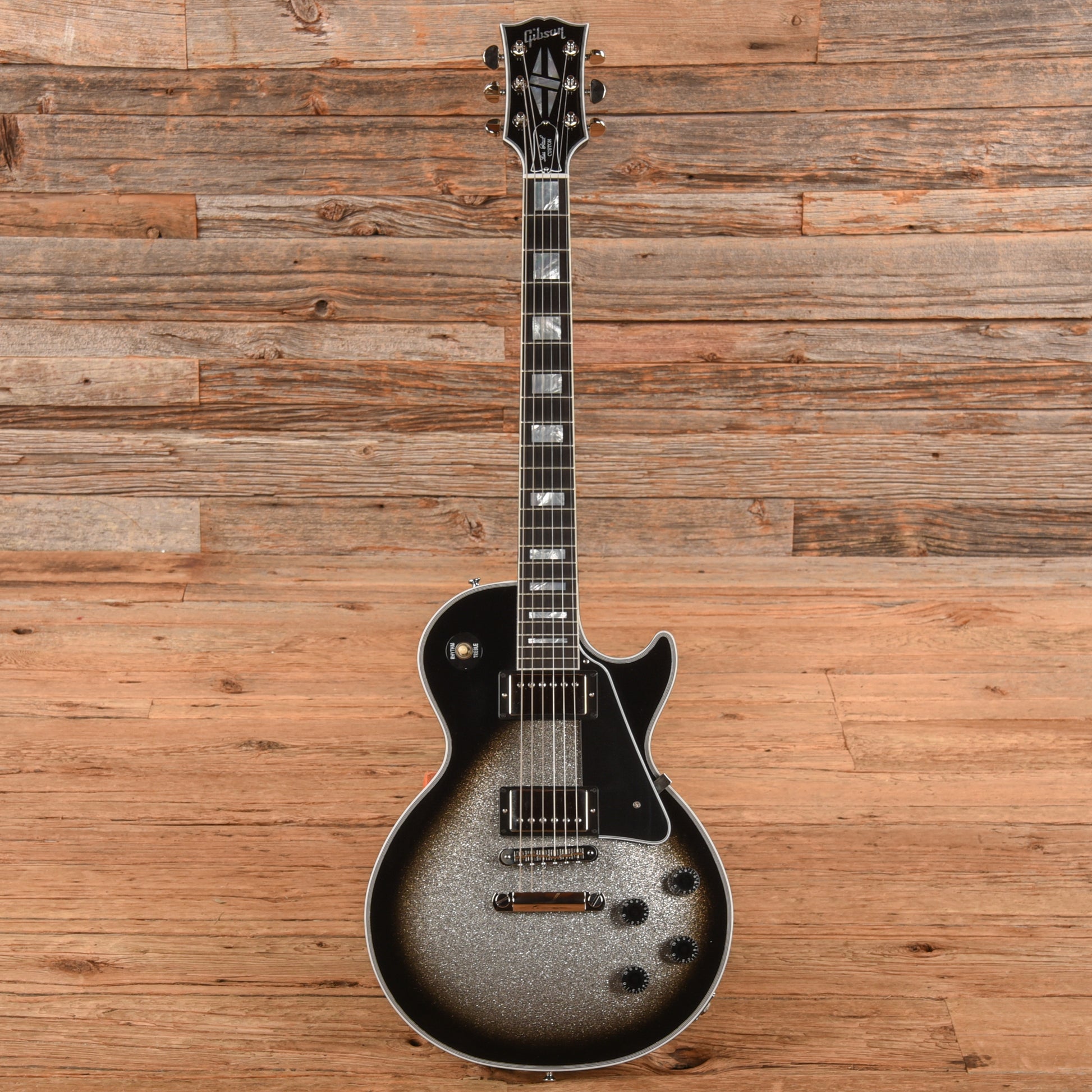 Gibson Custom Les Paul Custom Silverburst Electric Guitars