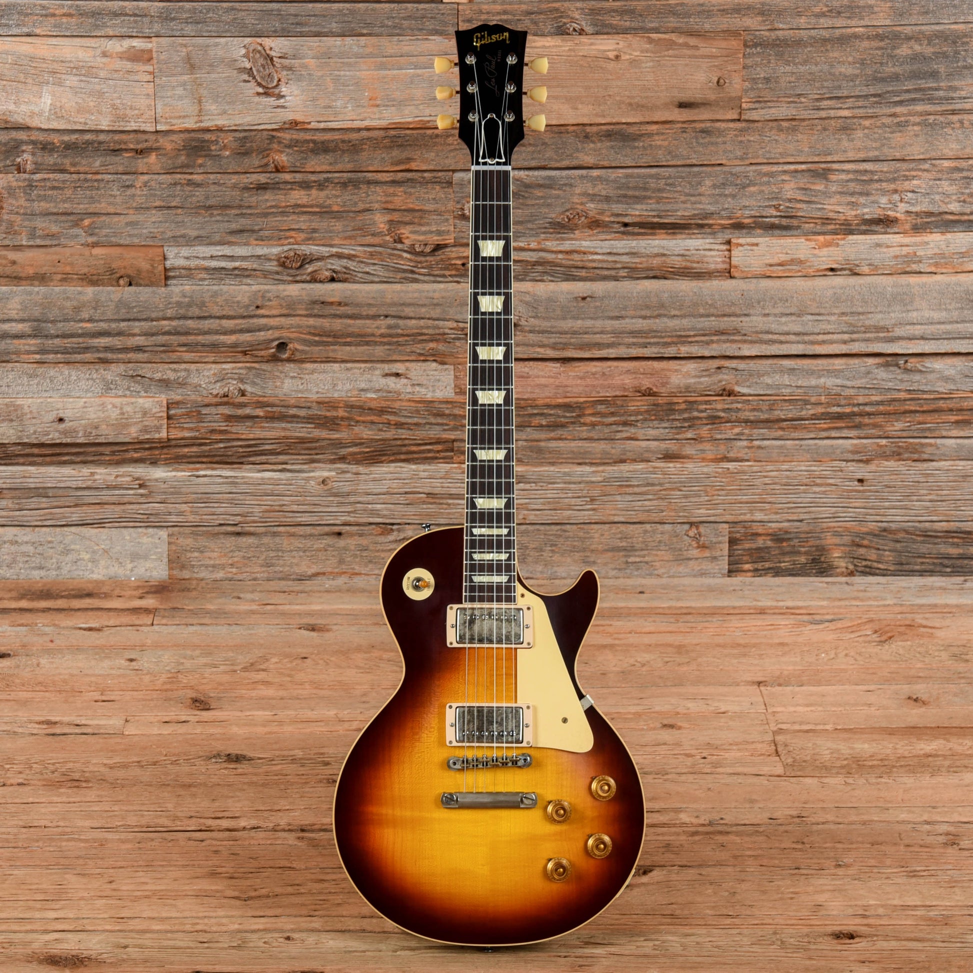Gibson Custom Murphy Lab '58 Les Paul Standard Reissue Ultra Light Aged Bourbon Burst 2025 Electric Guitars