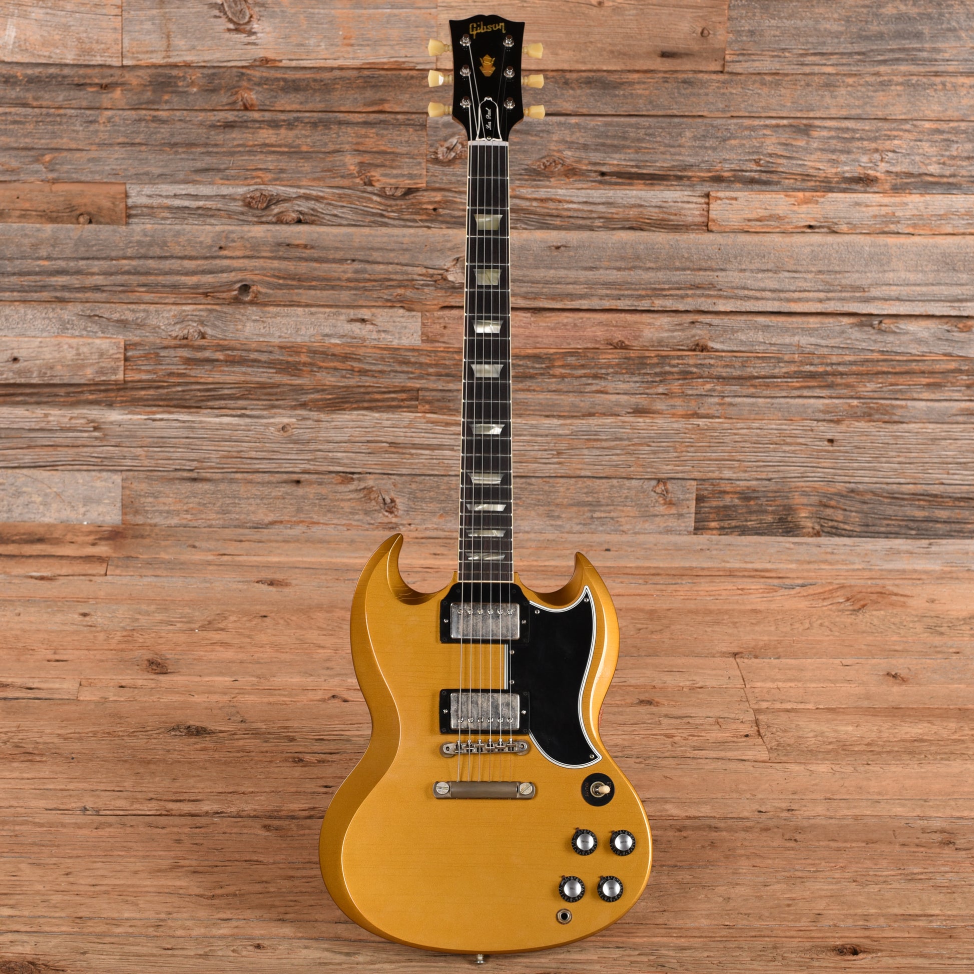 Gibson Custom Murphy Lab '61 Les Paul SG Ultra Light Aged Double Gold 2025 Electric Guitars