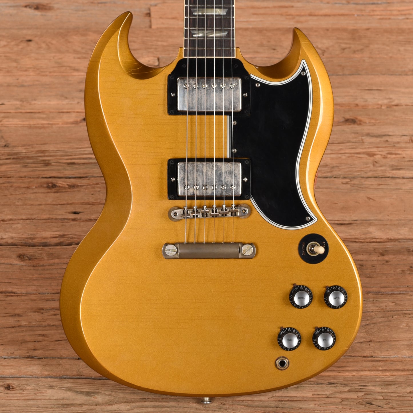 Gibson Custom Murphy Lab '61 Les Paul SG Ultra Light Aged Double Gold 2025 Electric Guitars