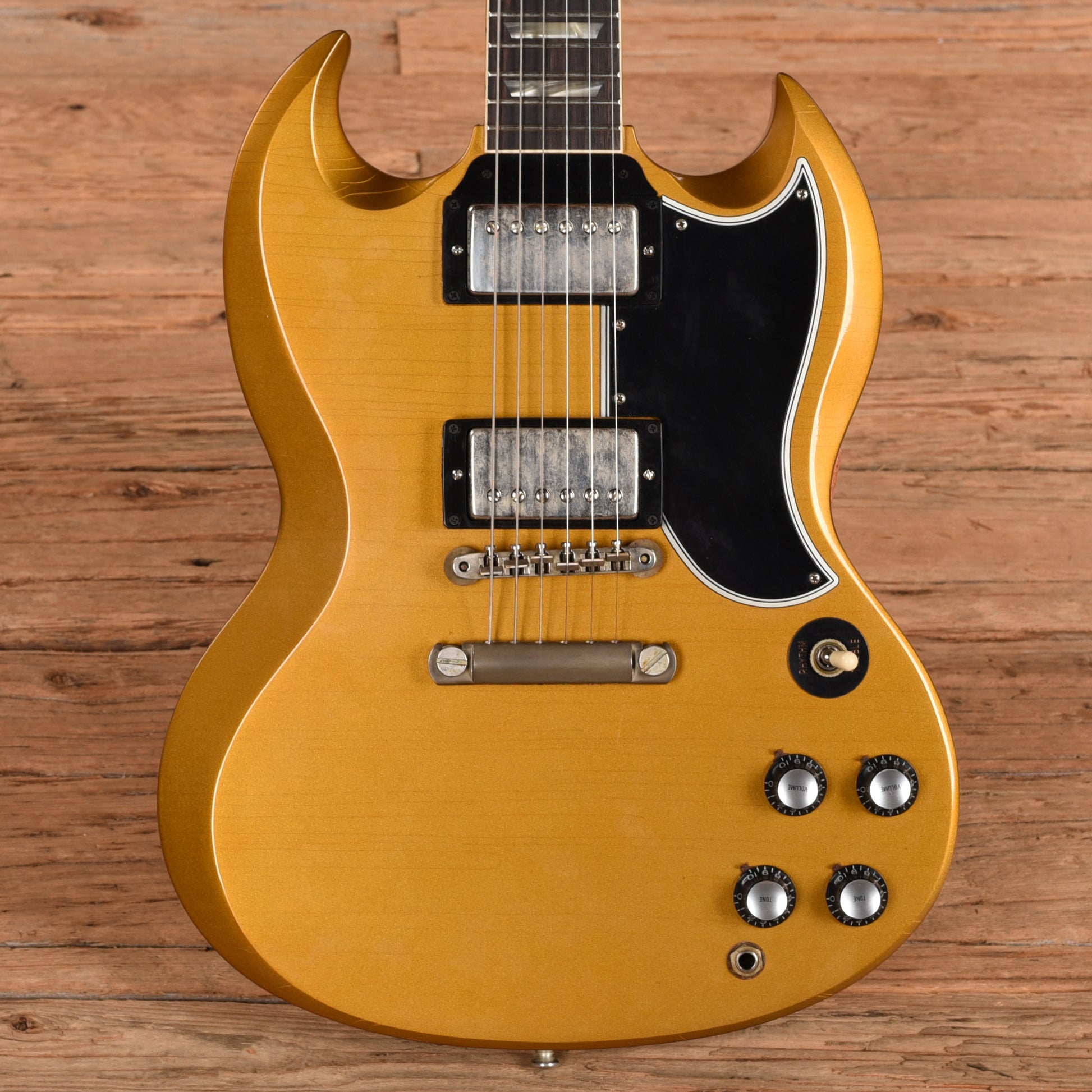 Gibson Custom Murphy Lab '61 Les Paul SG Ultra Light Aged Double Gold 2025 Electric Guitars