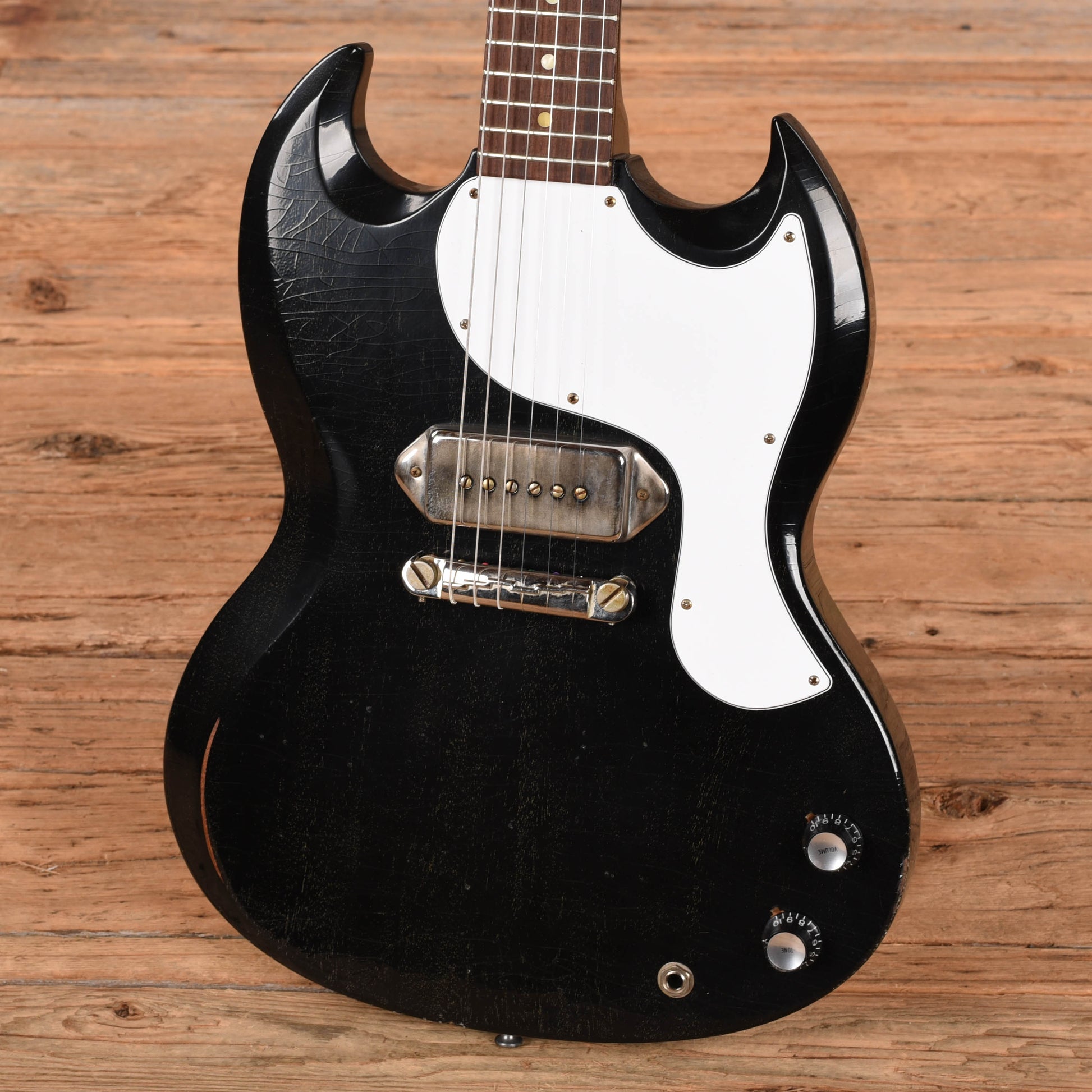 Gibson Custom Murphy Lab '63 SG Junior Light Aging Silver Fox 2025 Electric Guitars