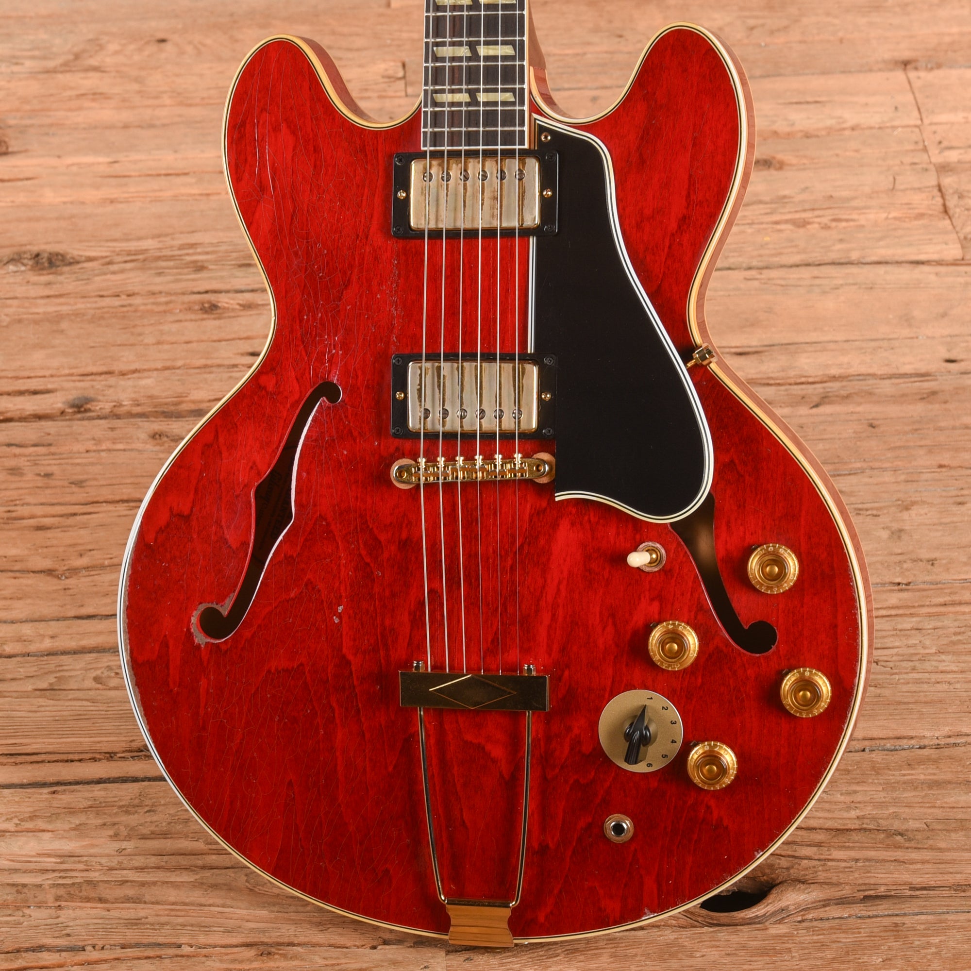 Gibson Custom Murphy Lab '64 ES-345 Heavy Aged Cherry 2025 Electric Guitars