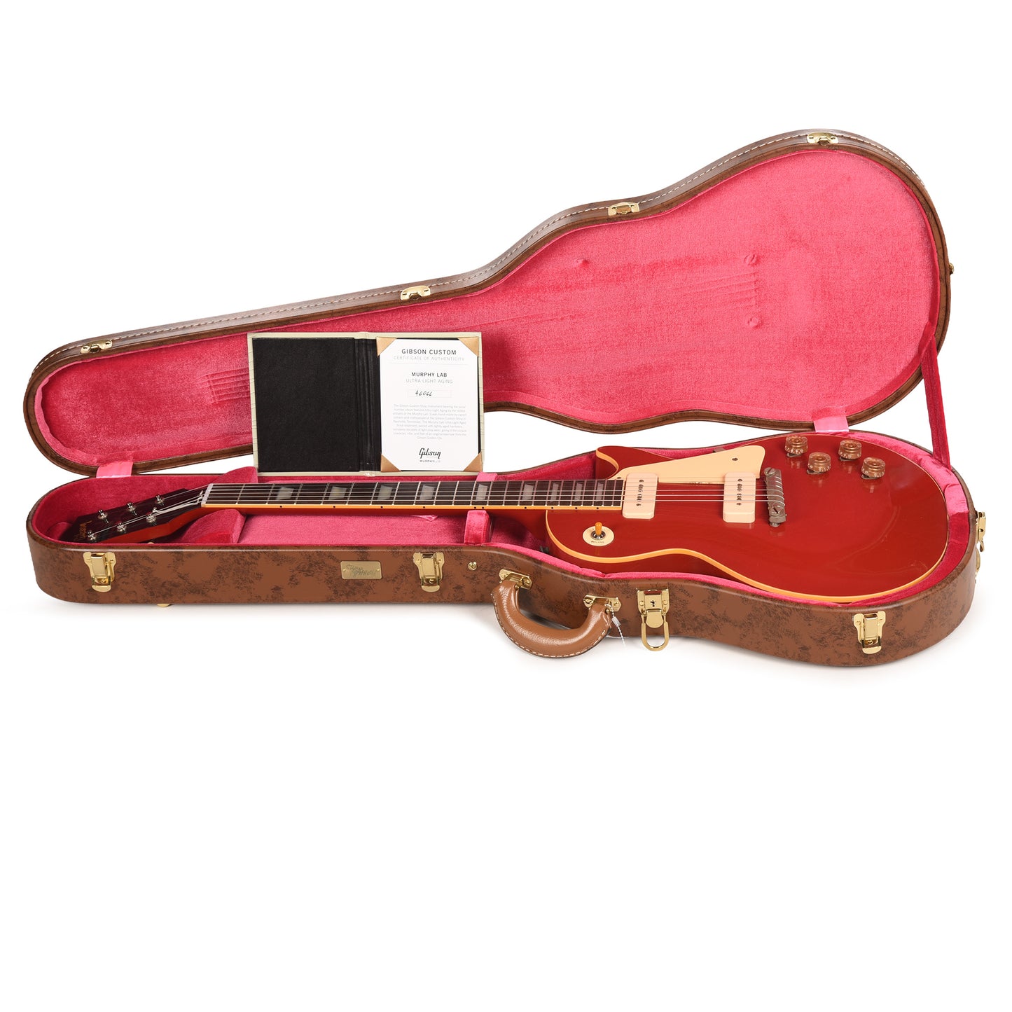 Gibson Custom Shop 1954 Les Paul Antique Cardinal Red Murphy Lab Ultra Light Aged Electric Guitars