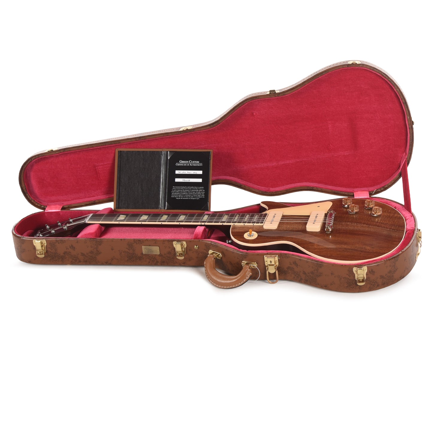 Gibson Custom Shop 1954 Les Paul Standard Koa Natural Darkback VOS Electric Guitars