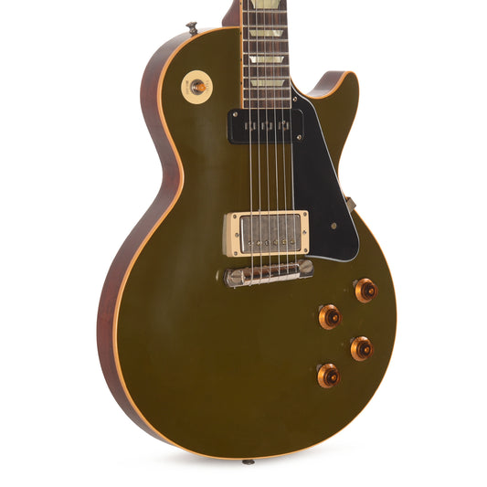 Gibson Custom Shop 1954 Les Paul Standard Sage Green Murphy Lab Ultra Light Aged Electric Guitars