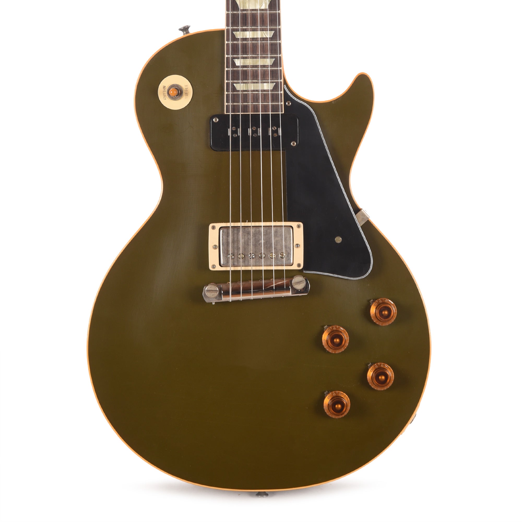 Gibson Custom Shop 1954 Les Paul Standard Sage Green Murphy Lab Ultra Light Aged Electric Guitars