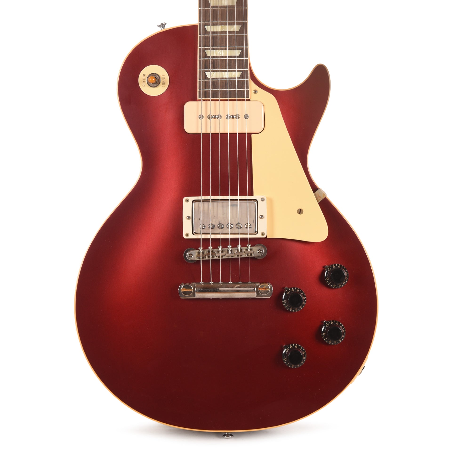 Gibson Custom Shop 1956 Les Paul Standard "CME Spec" Antique Candy Apple Red VOS w/P90 Neck & Custom "S" Bucker Bridge Electric Guitars