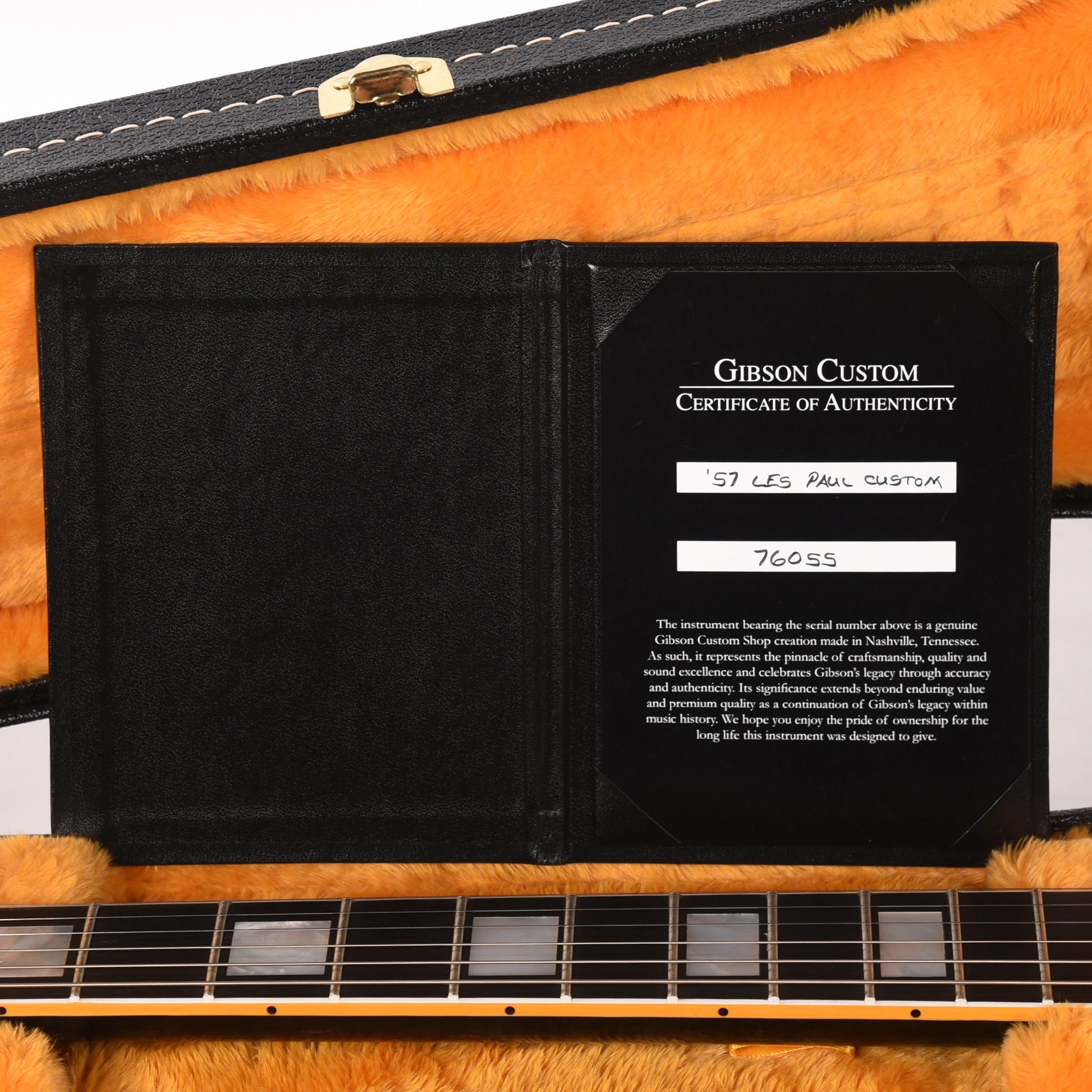 Gibson Custom Shop 1957 Les Paul Custom "CME Spec" Antique Ebony VOS w/Custom "S" Buckers Electric Guitars