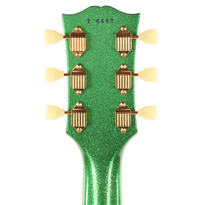Gibson Custom Shop 1957 Les Paul Custom "CME Spec" Antique Green Sparkle VOS w/Custom "S" Bucker Electric Guitars