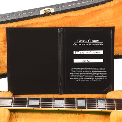 Gibson Custom Shop 1957 Les Paul Custom "CME Spec" Antique Green Sparkle VOS w/Custom "S" Bucker Electric Guitars