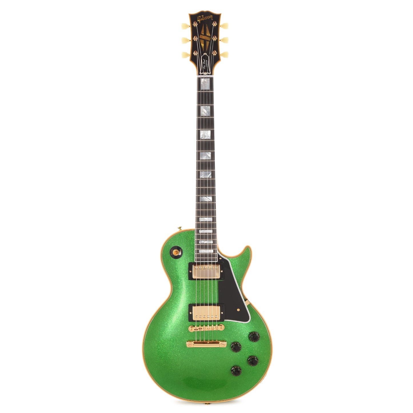 Gibson Custom Shop 1957 Les Paul Custom "CME Spec" Antique Green Sparkle VOS w/Custom "S" Bucker Electric Guitars