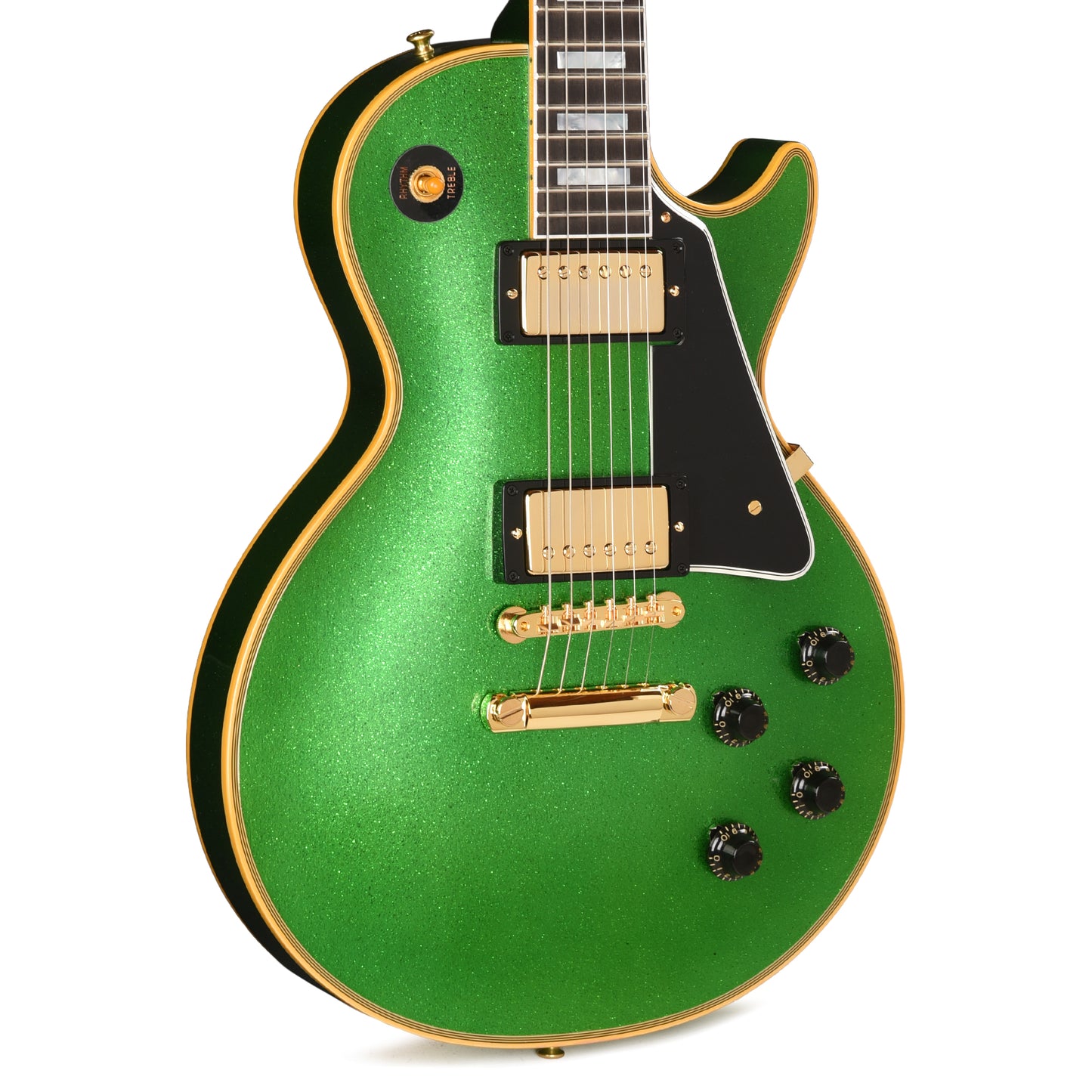 Gibson Custom Shop 1957 Les Paul Custom "CME Spec" Antique Green Sparkle VOS w/Custom "S" Bucker Electric Guitars