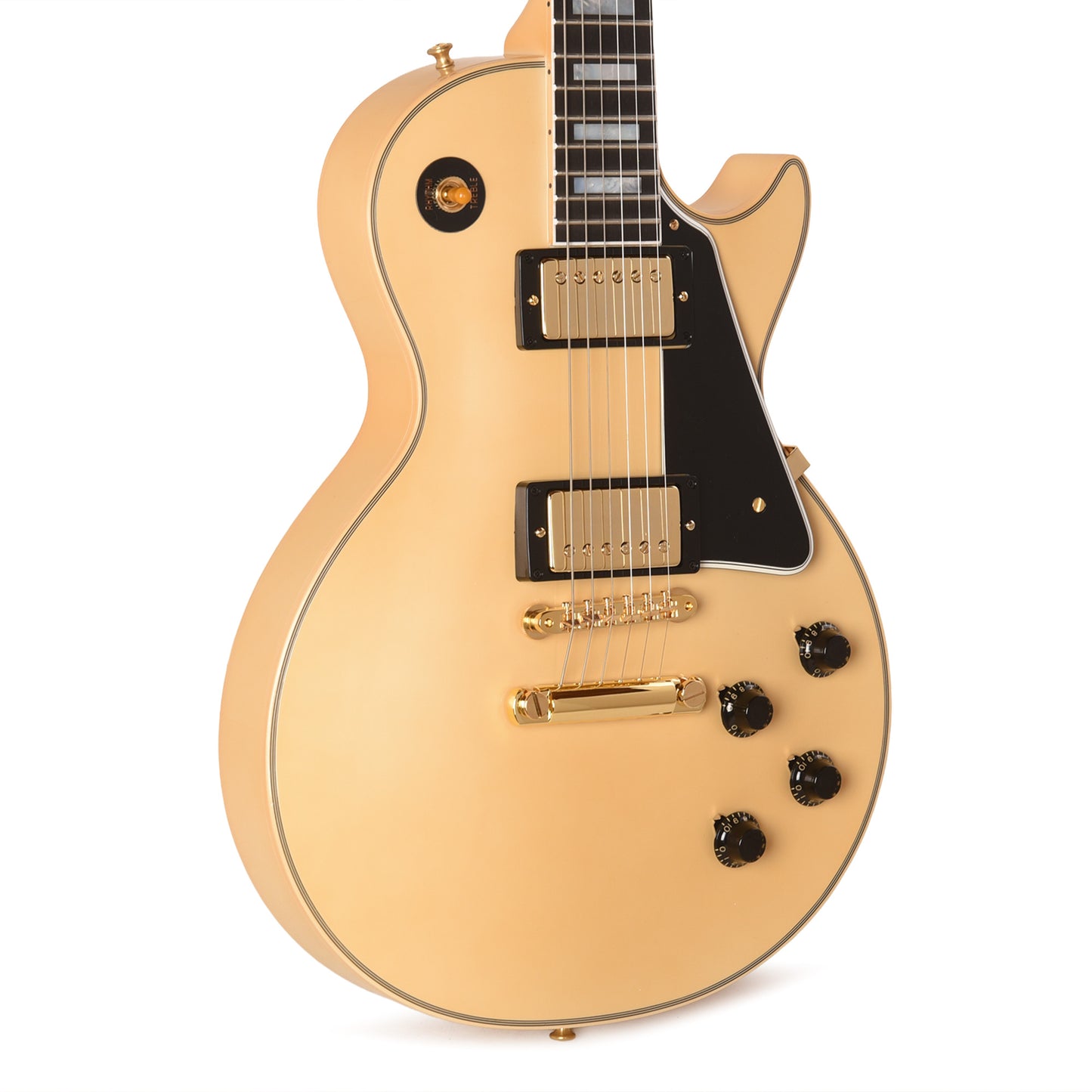 Gibson Custom Shop 1957 Les Paul Custom "CME Spec" Heavy Antique Polaris White VOS w/Custom "S" Buckers Electric Guitars