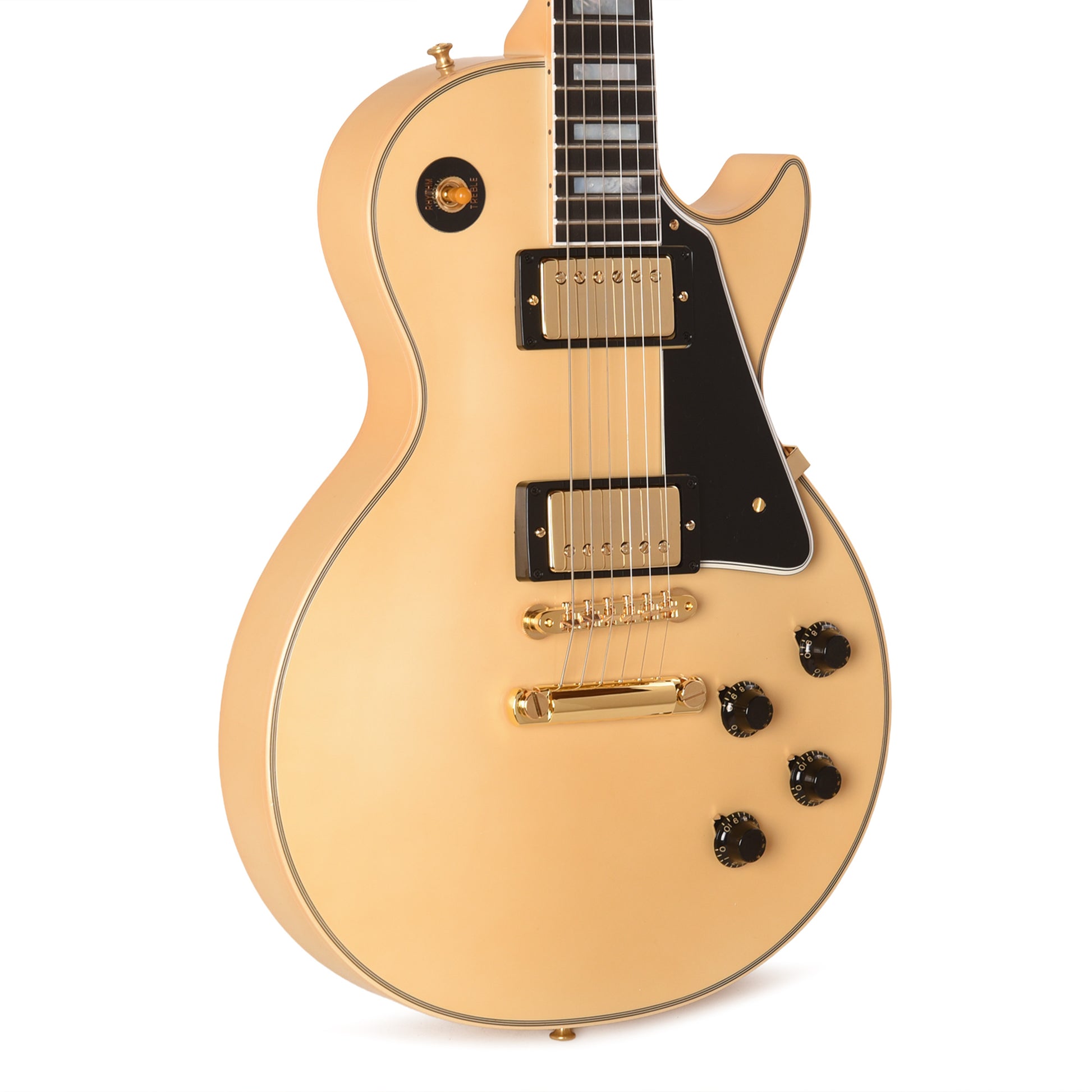 Gibson Custom Shop 1957 Les Paul Custom "CME Spec" Heavy Antique Polaris White VOS w/Custom "S" Buckers Electric Guitars