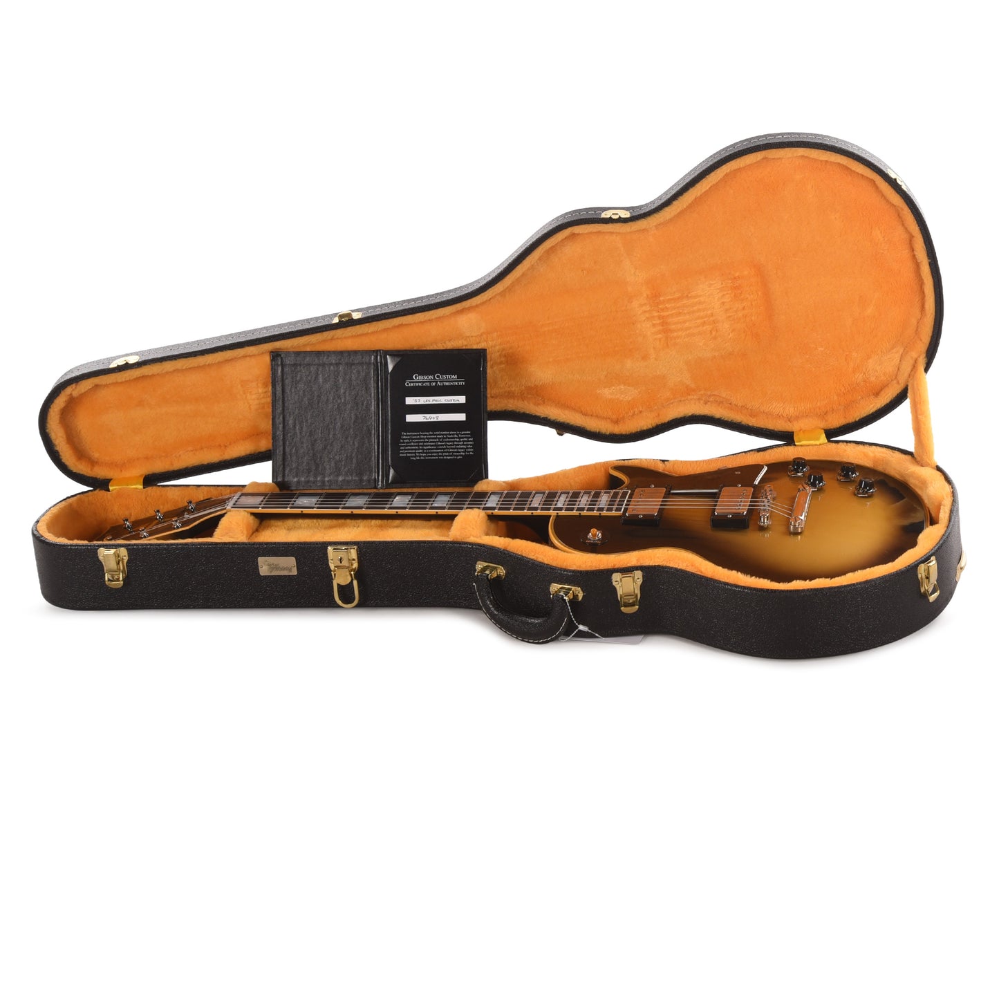 Gibson Custom Shop 1957 Les Paul Custom "CME Spec" Heavy Antique Silverburst VOS w/60 V3 Neck Electric Guitars