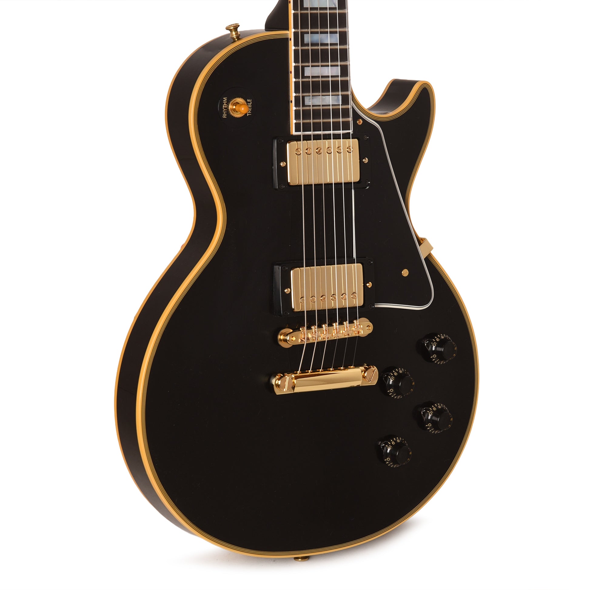 Gibson Custom Shop 1957 Les Paul Custom Reissue 2-Pickup Ebony VOS Electric Guitars