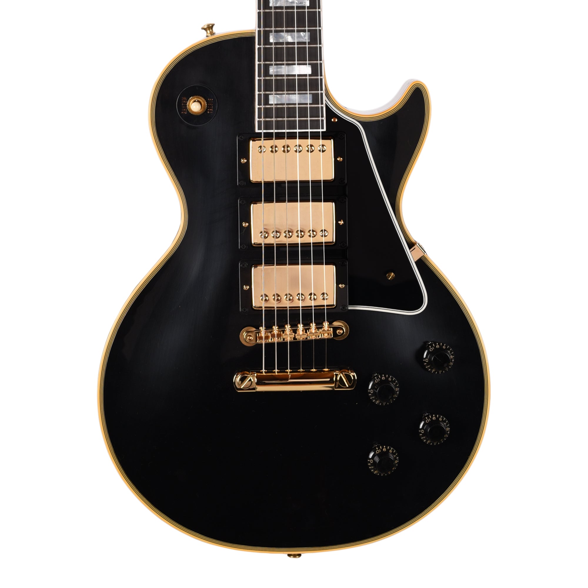 Gibson Custom Shop 1957 Les Paul Custom Reissue 3-Pickup Ebony VOS Electric Guitars