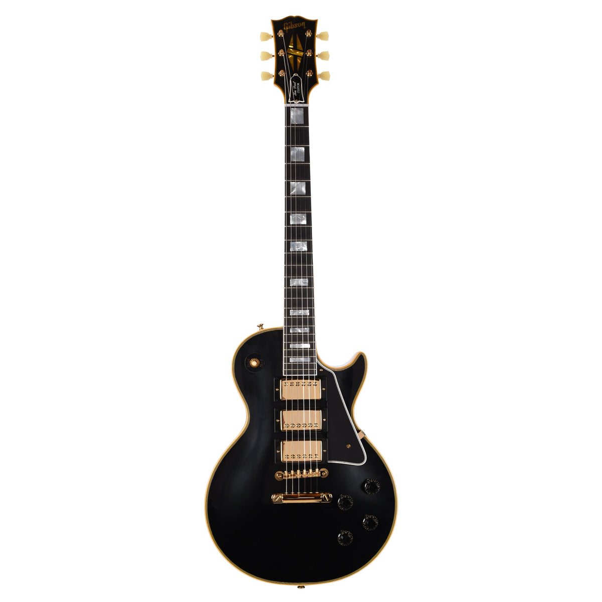 Gibson Custom Shop 1957 Les Paul Custom Reissue 3-Pickup Ebony VOS Electric Guitars