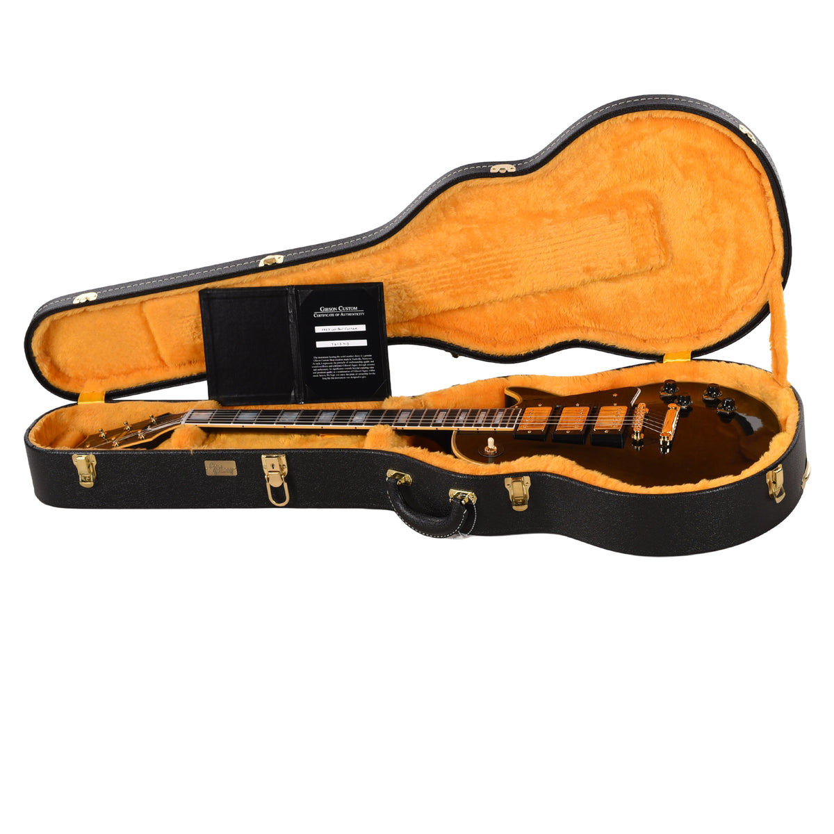 Gibson Custom Shop 1957 Les Paul Custom Reissue 3-Pickup Ebony VOS Electric Guitars