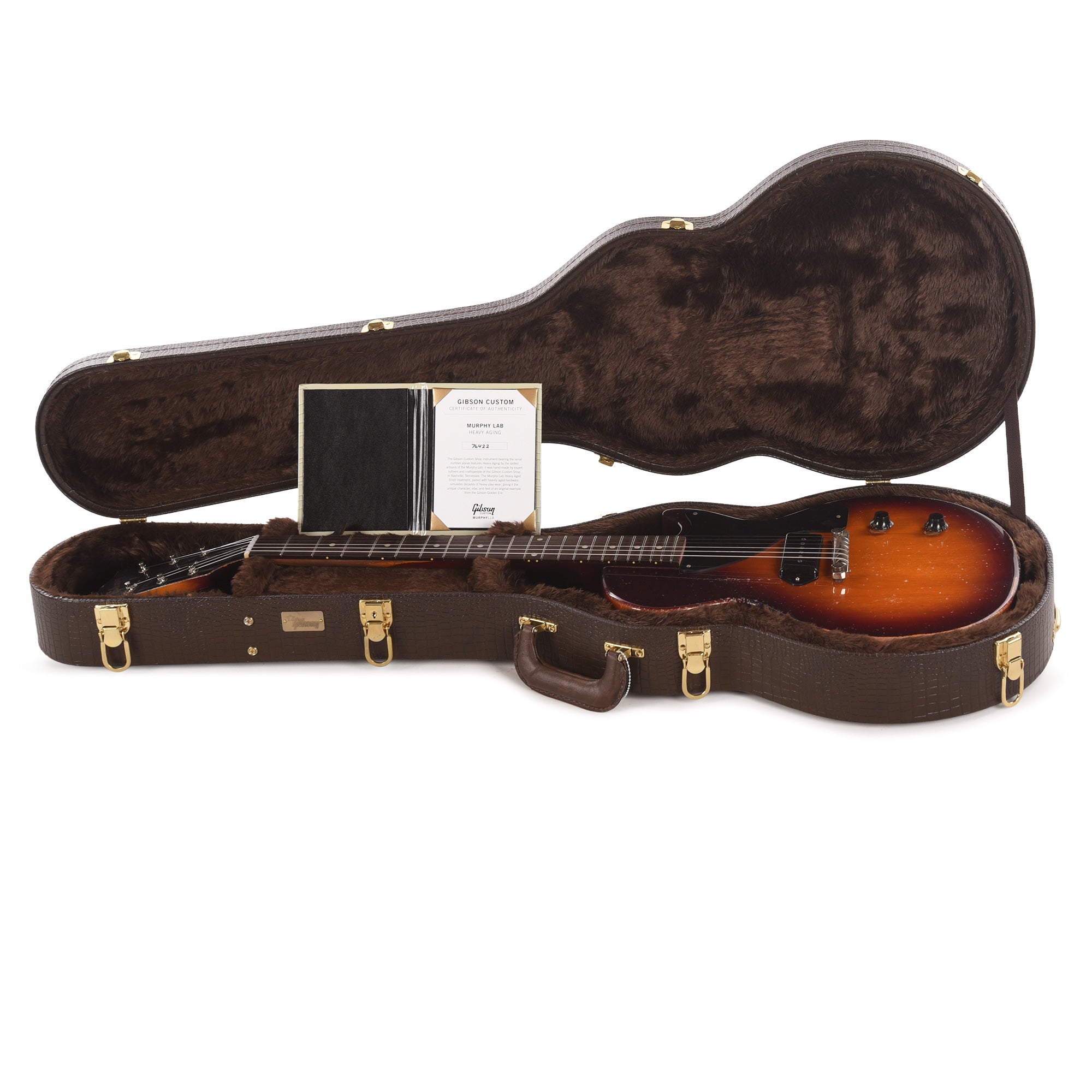 Gibson Custom Shop 1957 Les Paul Junior Antique Sunburst Murphy Lab Heavy Aged Electric Guitars