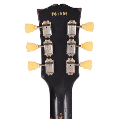 Gibson Custom Shop 1957 Les Paul Standard "CME Spec" Ebony Over Goldtop Murphy Lab Ultra Heavy Aged w/'59 Carmelita Neck Electric Guitars