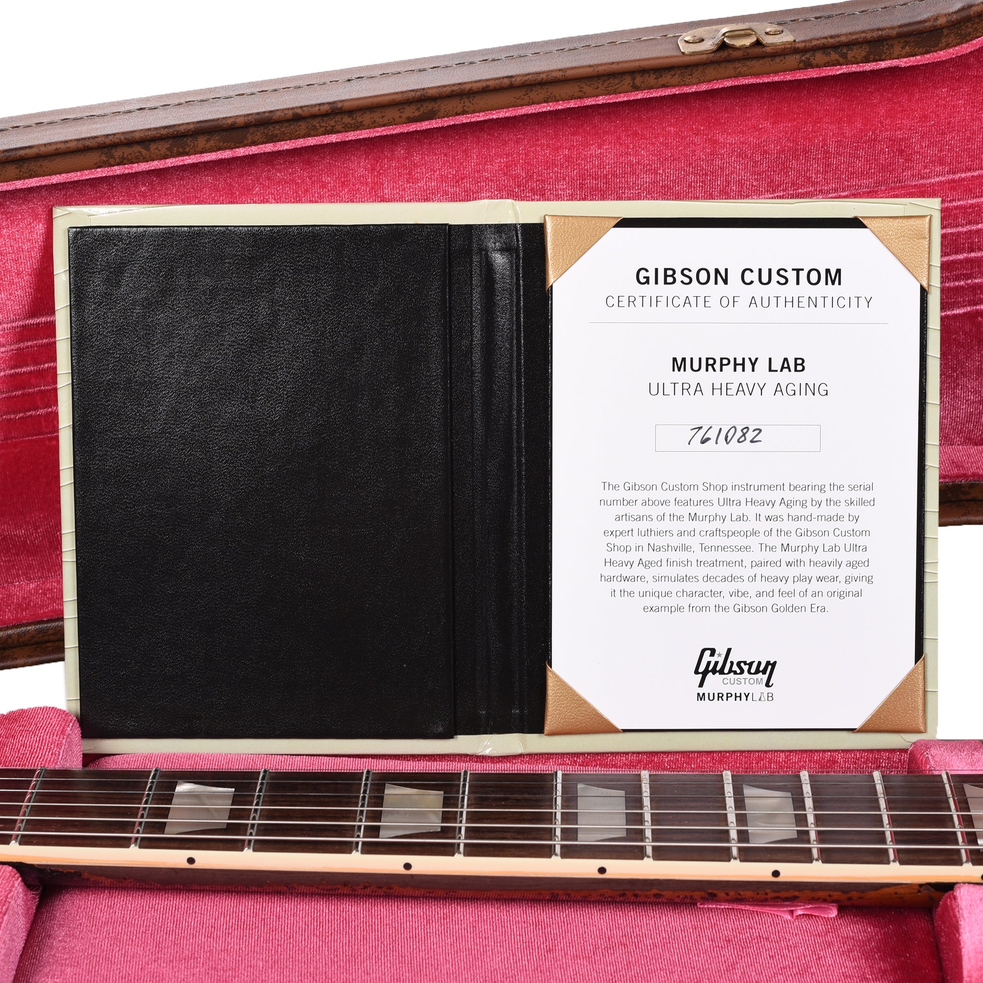 Gibson Custom Shop 1957 Les Paul Standard "CME Spec" Ebony Over Goldtop Murphy Lab Ultra Heavy Aged w/'59 Carmelita Neck Electric Guitars