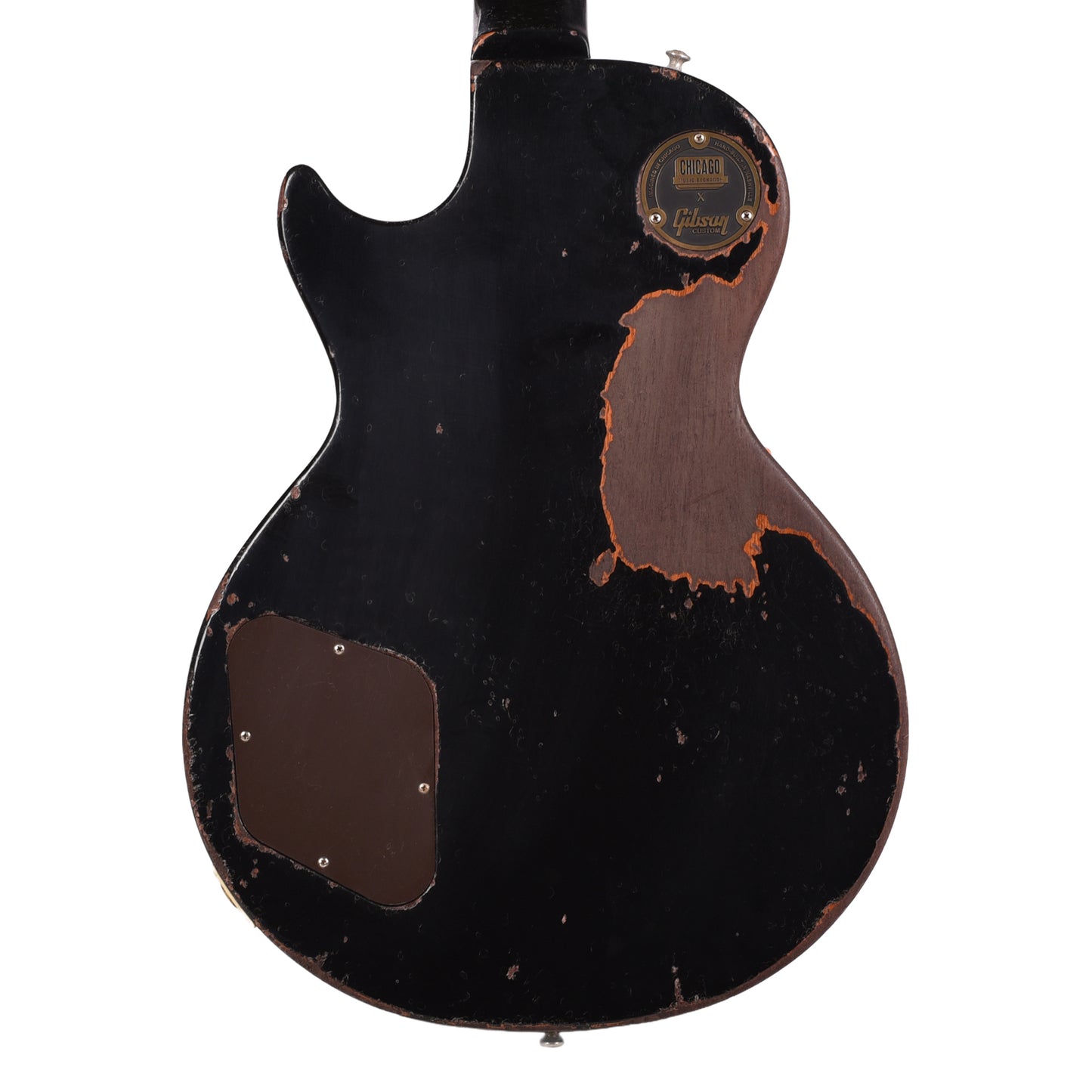 Gibson Custom Shop 1957 Les Paul Standard "CME Spec" Ebony Over Goldtop Murphy Lab Ultra Heavy Aged w/'59 Carmelita Neck Electric Guitars