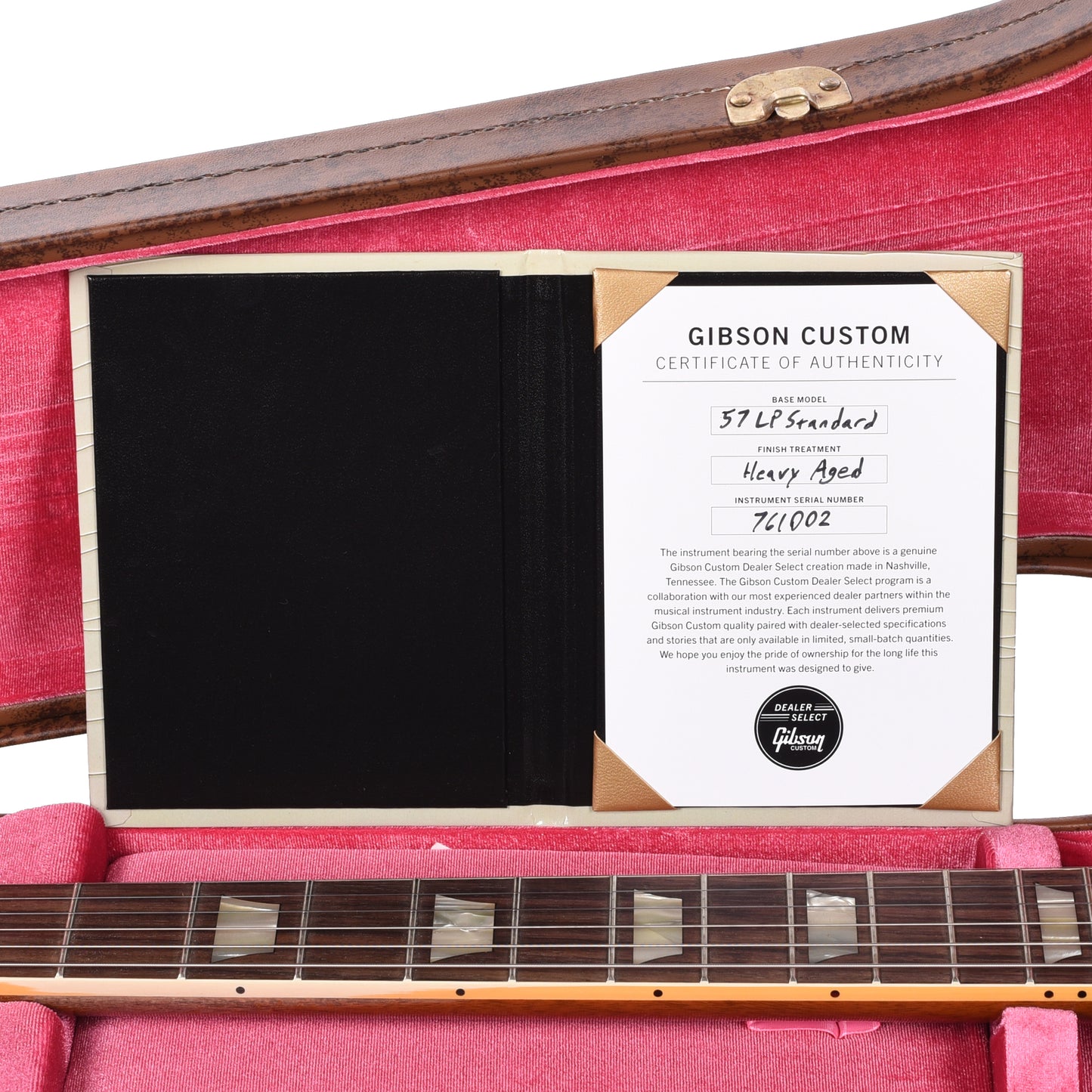 Gibson Custom Shop 1957 Les Paul Standard Natural Murphy Lab Heavy Aged Electric Guitars