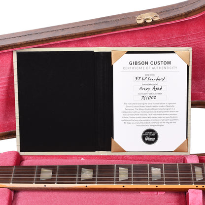 Gibson Custom Shop 1957 Les Paul Standard Natural Murphy Lab Heavy Aged Electric Guitars