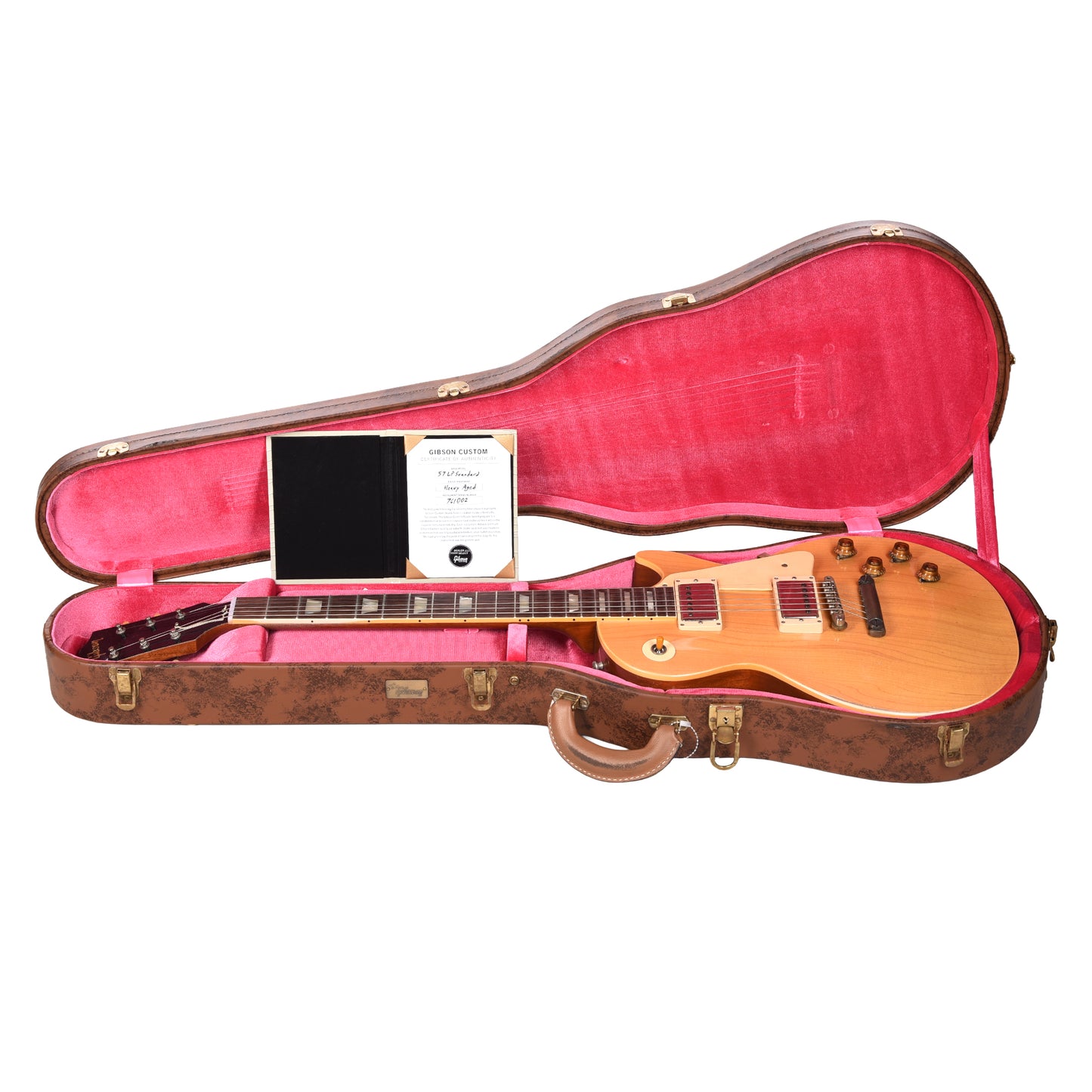 Gibson Custom Shop 1957 Les Paul Standard Natural Murphy Lab Heavy Aged Electric Guitars