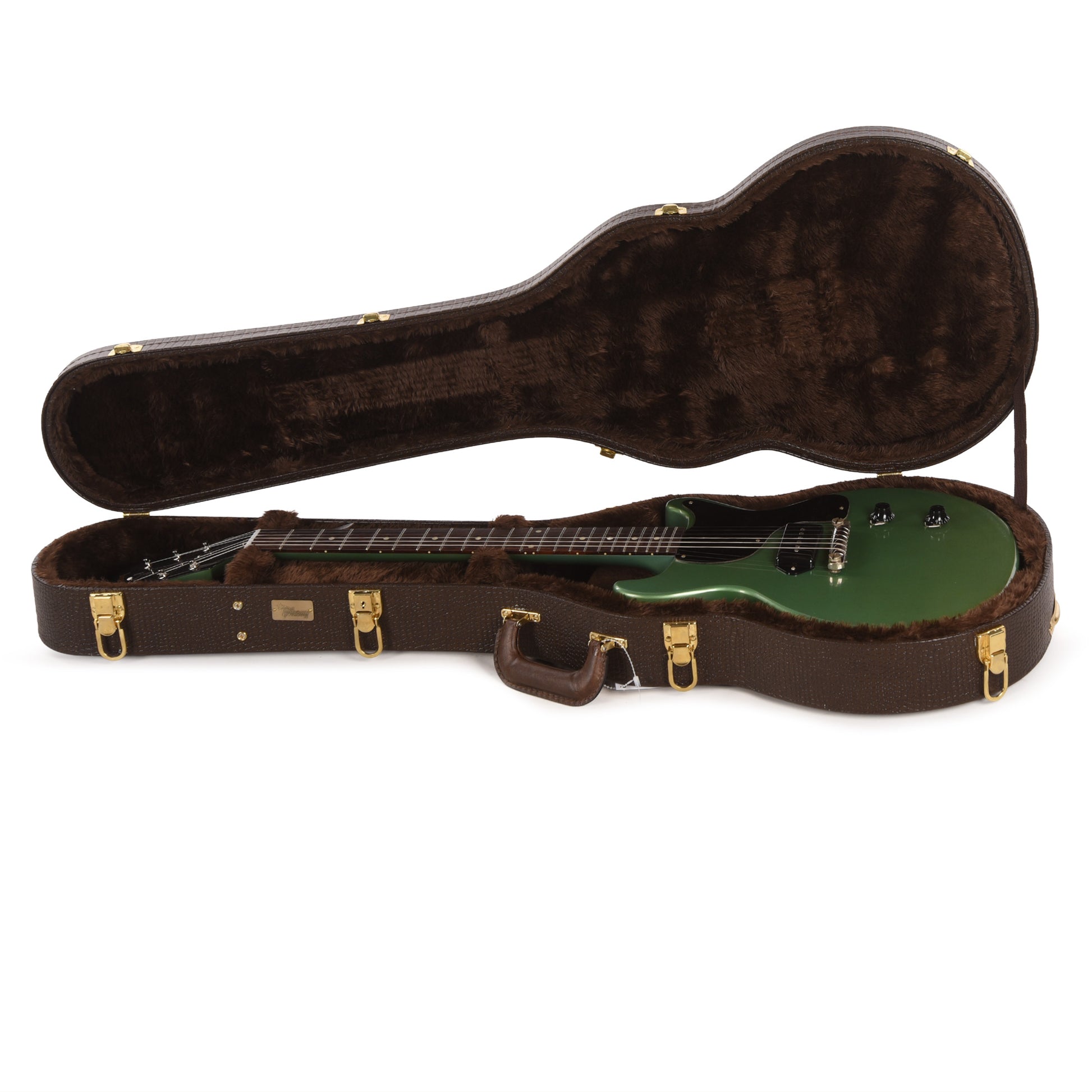 Gibson Custom Shop 1958 Les Paul Junior Double Cut Antique Inverness Green VOS Electric Guitars