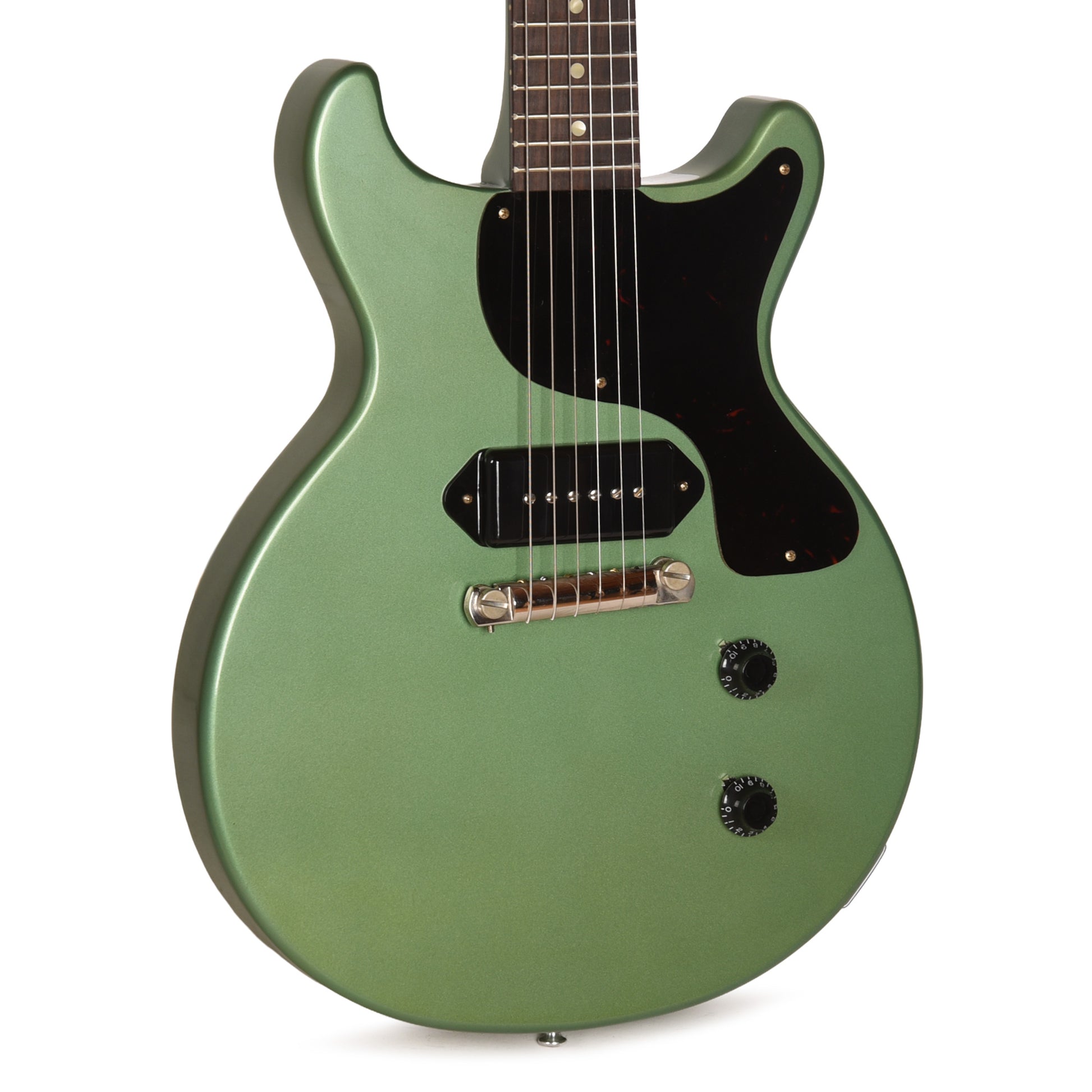 Gibson Custom Shop 1958 Les Paul Junior Double Cut Antique Inverness Green VOS Electric Guitars