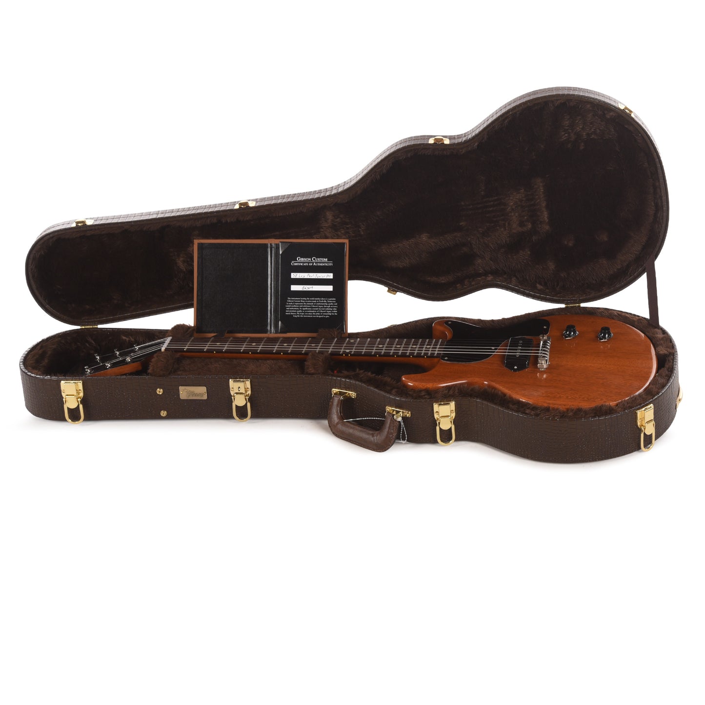 Gibson Custom Shop 1958 Les Paul Junior Double Cut Antique Natural VOS Electric Guitars