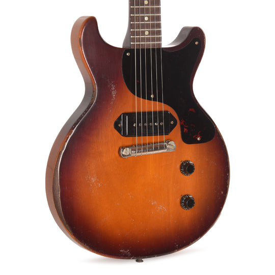 Gibson Custom Shop 1958 Les Paul Junior Double Cut Antique Sunburst Murphy Lab Heavy Aged Electric Guitars