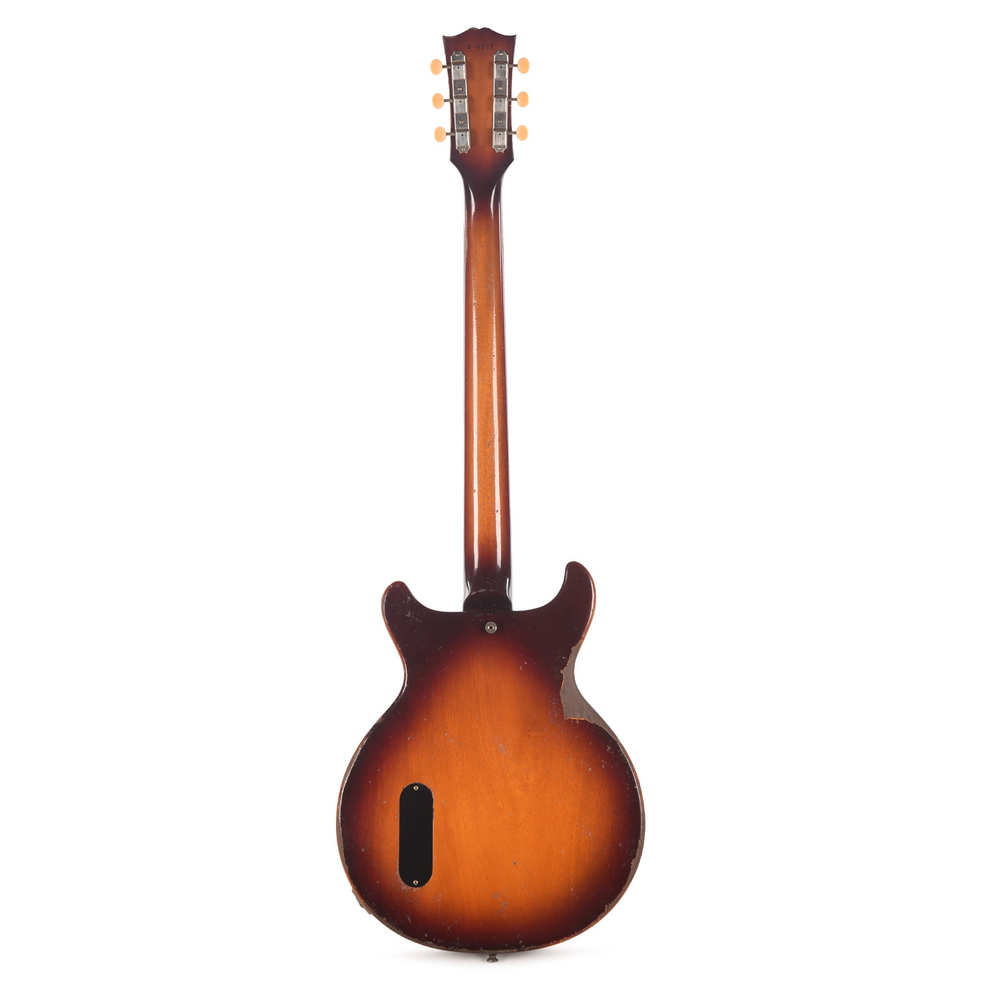 Gibson Custom Shop 1958 Les Paul Junior Double Cut Antique Sunburst Murphy Lab Heavy Aged Electric Guitars