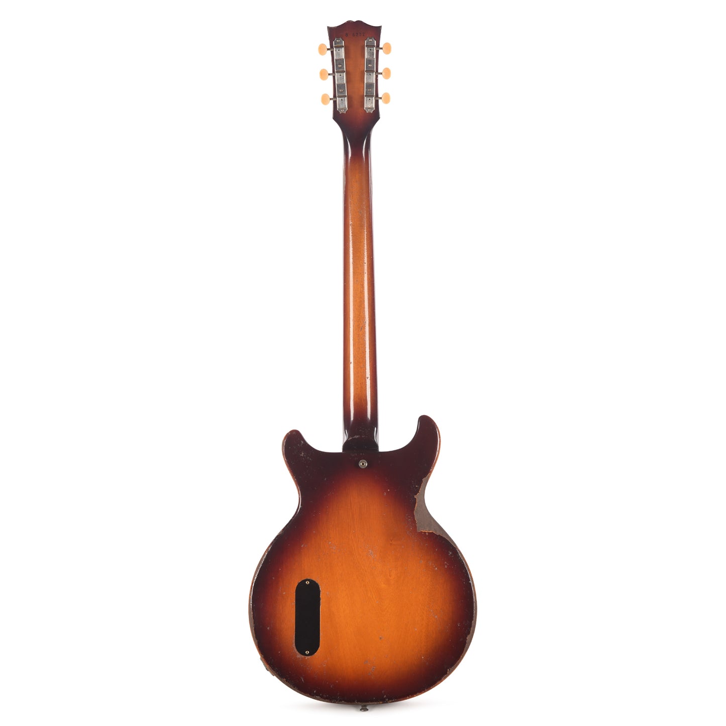 Gibson Custom Shop 1958 Les Paul Junior Double Cut Antique Sunburst Murphy Lab Heavy Aged Electric Guitars