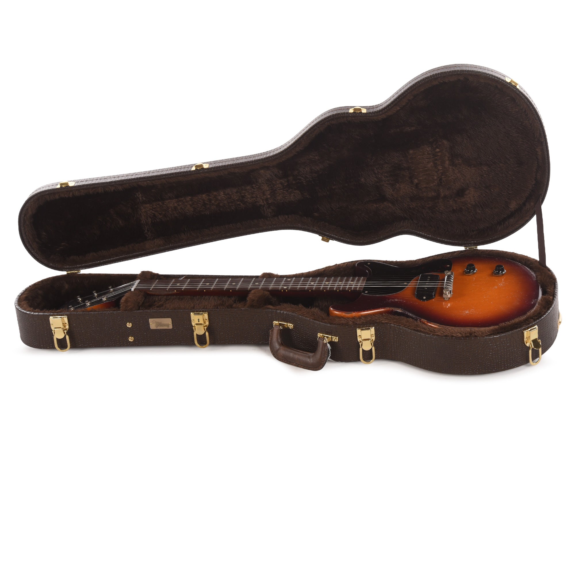 Gibson Custom Shop 1958 Les Paul Junior Double Cut Antique Sunburst Murphy Lab Heavy Aged Electric Guitars