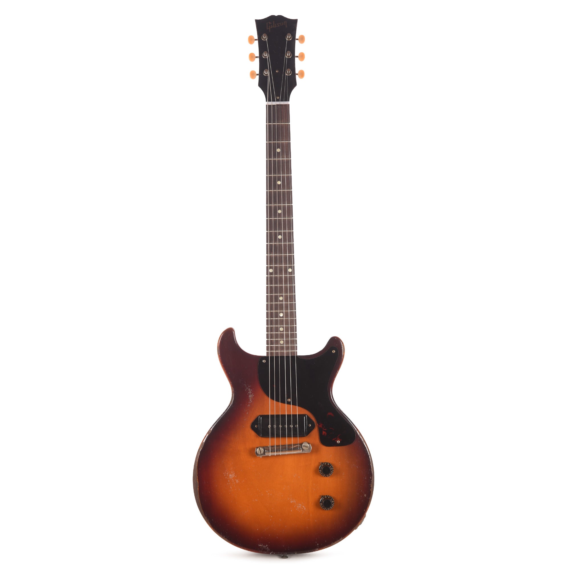 Gibson Custom Shop 1958 Les Paul Junior Double Cut Antique Sunburst Murphy Lab Heavy Aged Electric Guitars